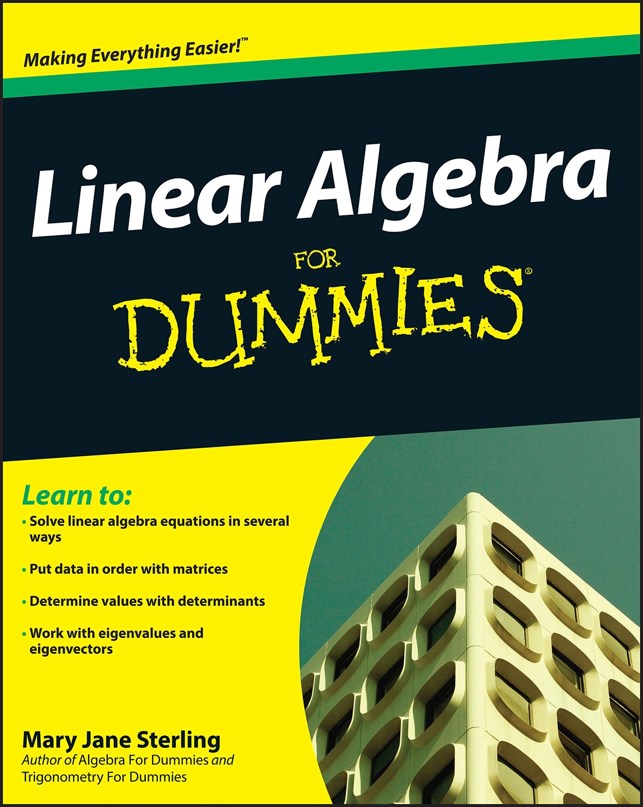 Linear Algebra For Dummies – paperback Sterling, Mary Jane