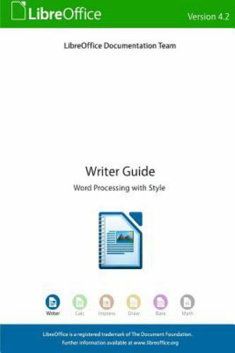 LibreOffice 4.2 Writer Guide, Like New Used, Free shipping in the US