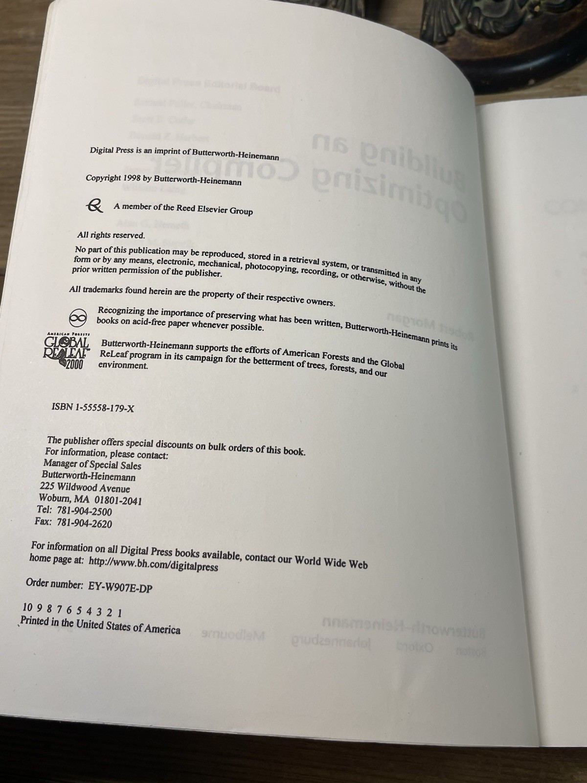 “Building an Optimizing Compiler” C. Robert Morgan (1997, Trade PB) FAST SHIP