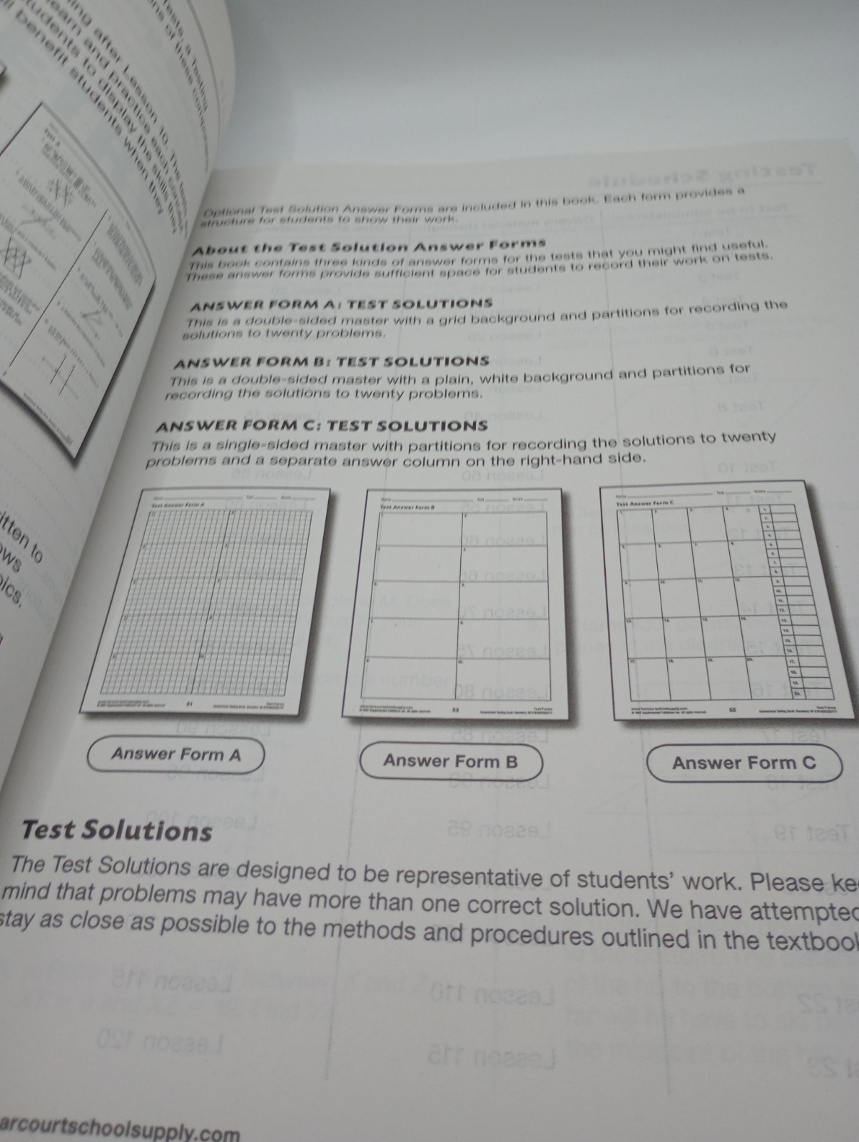 Saxon Geometry Homeschool Set Student Text Solutions Manual Testing Book