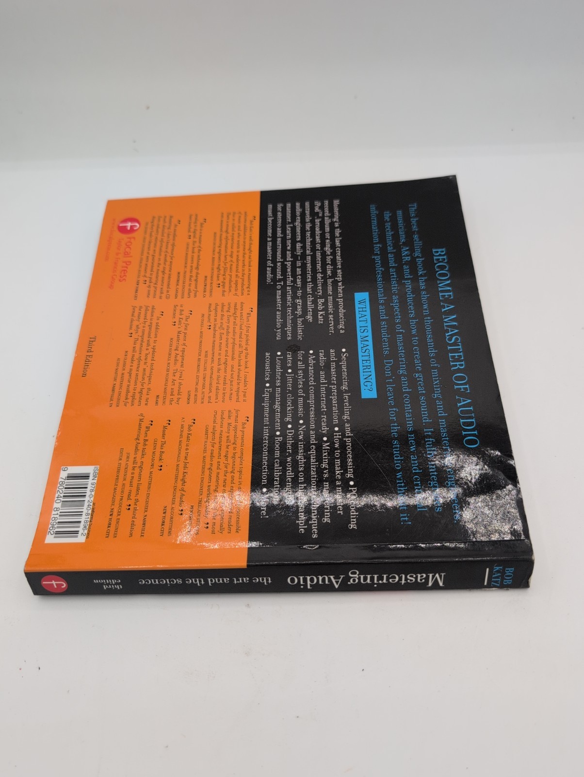 Mastering Audio: The Art and the Science – Paperback, by Katz Bob – Very Good