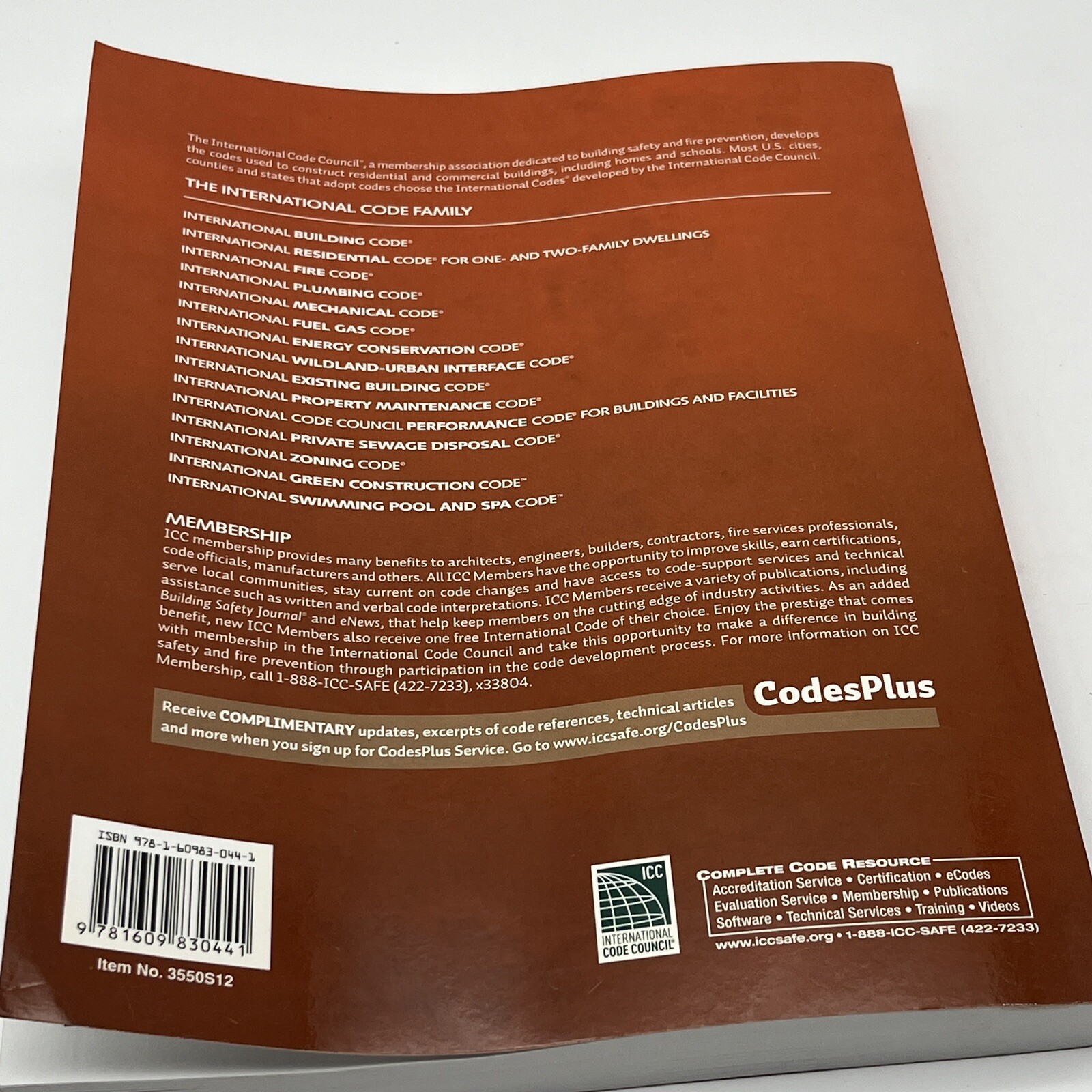 2012 International Existing Building Code Paperback International
