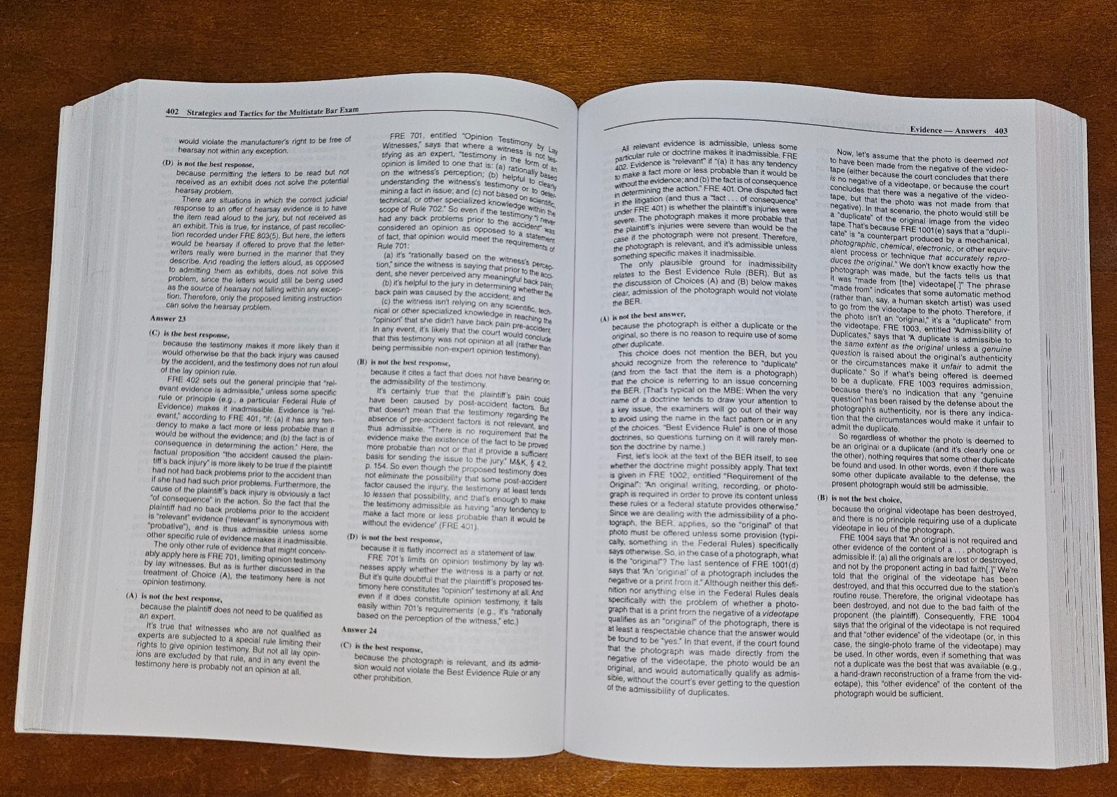Bar Review Ser.: Strategies and Tactics® for the Mbe® : Multistate Bar Exam…