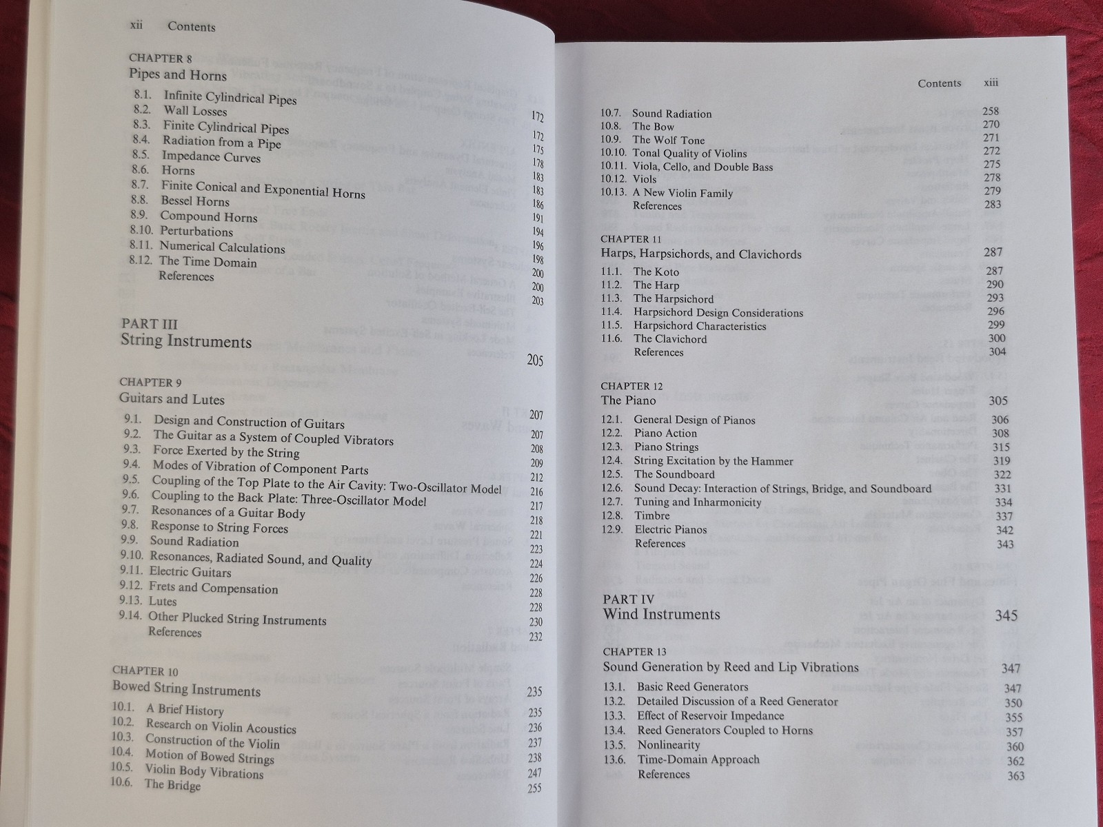 The Physics of Musical Instruments – Fletcher & Rossing – Springer-Verlag