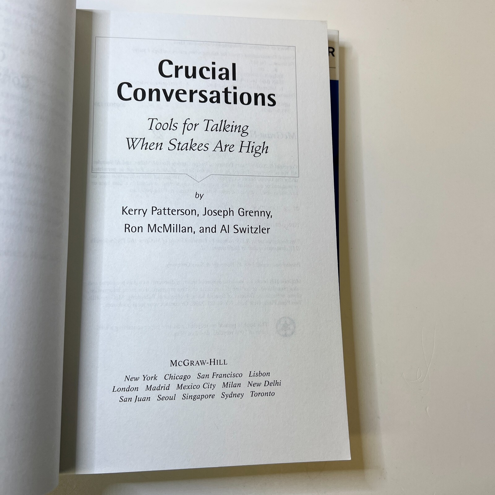 Crucial Conversations & Crucial Accountability Lot of 2, Patterson, Grenny…