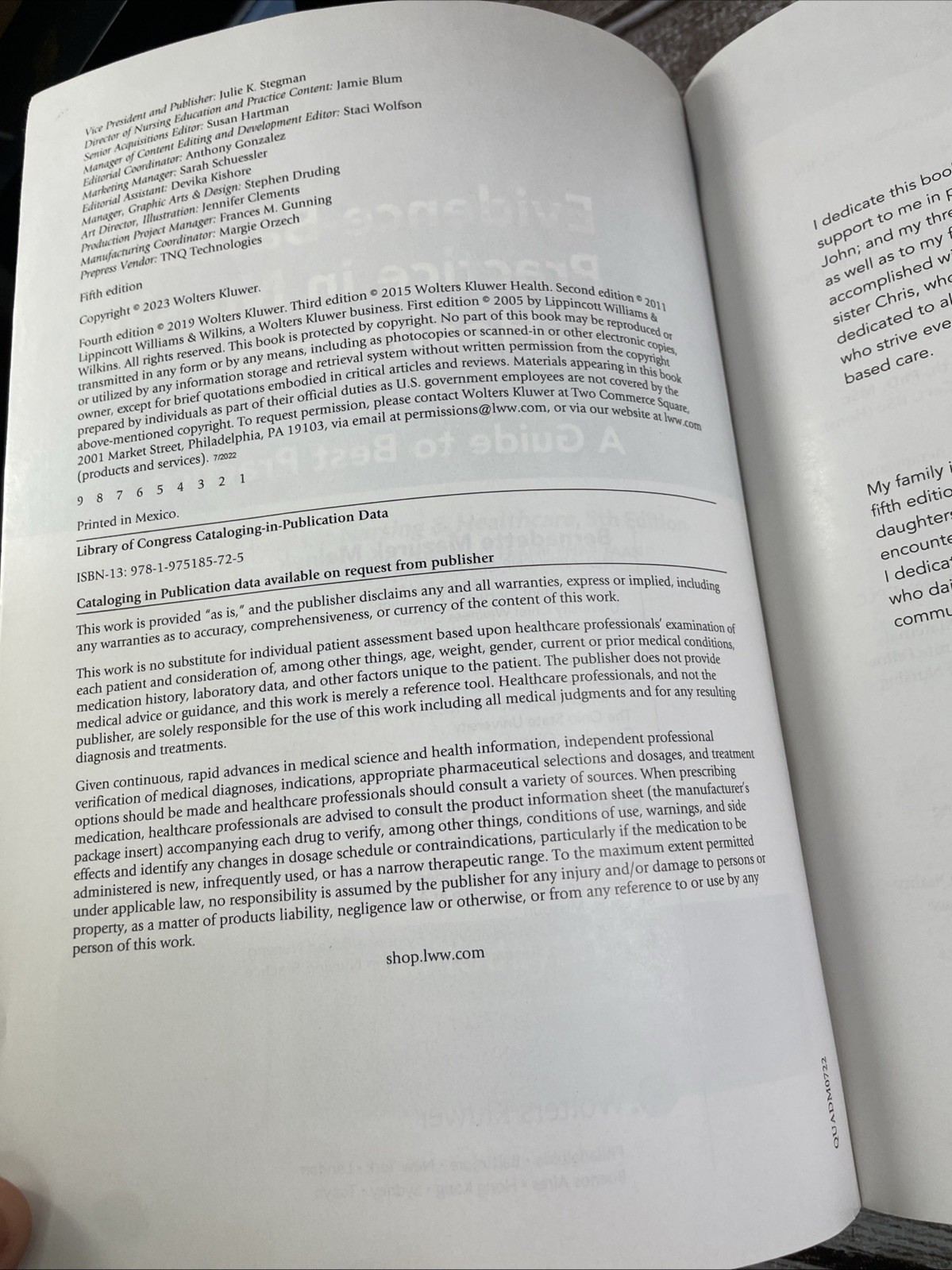 Evidence-Based Practice in Nursing and Healthcare 5e W/Access Code – GOOD