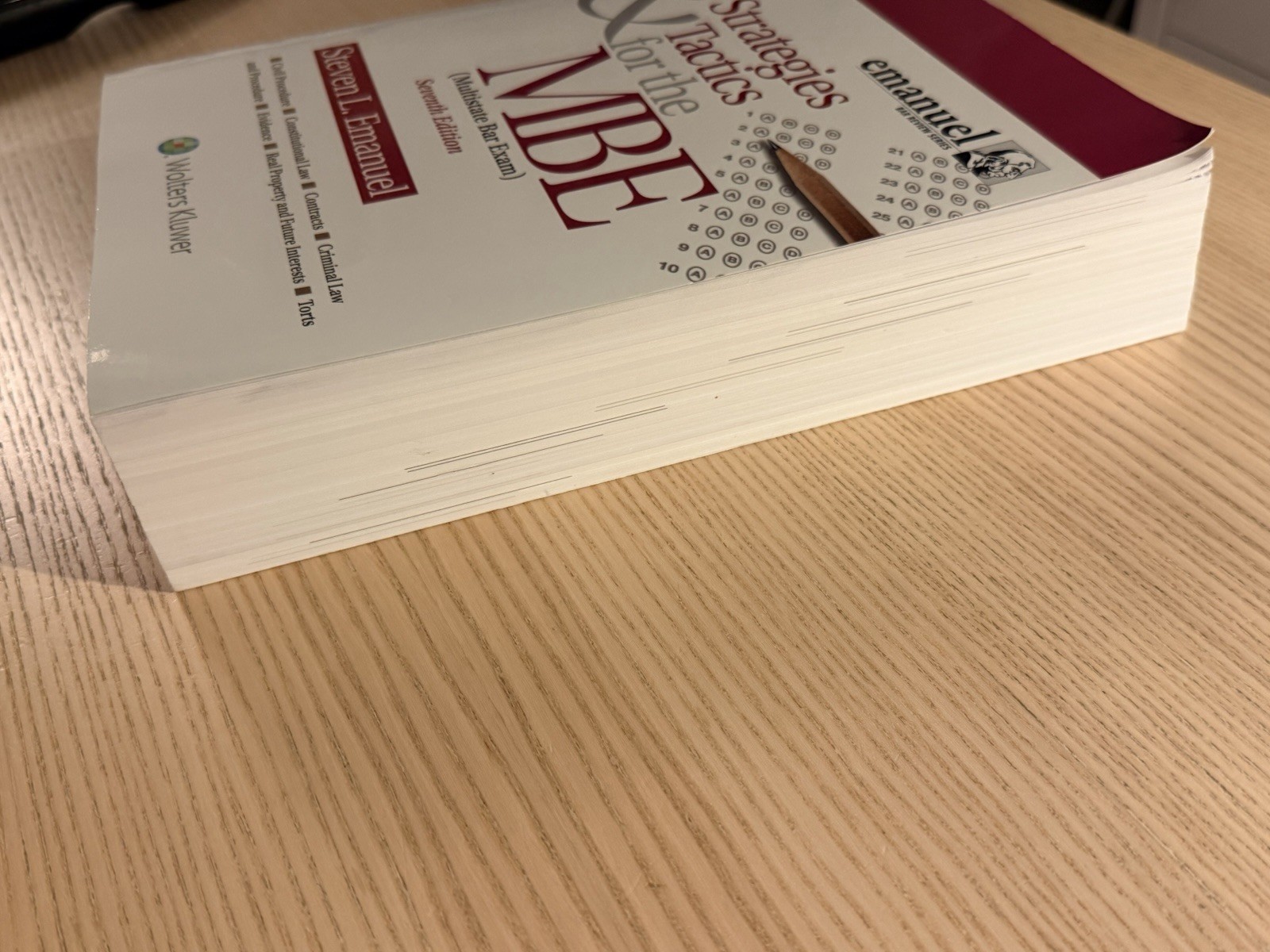 Strategies & Tactics for the MBE (Bar Review) 7th Edition by Steven Emanuel 2020