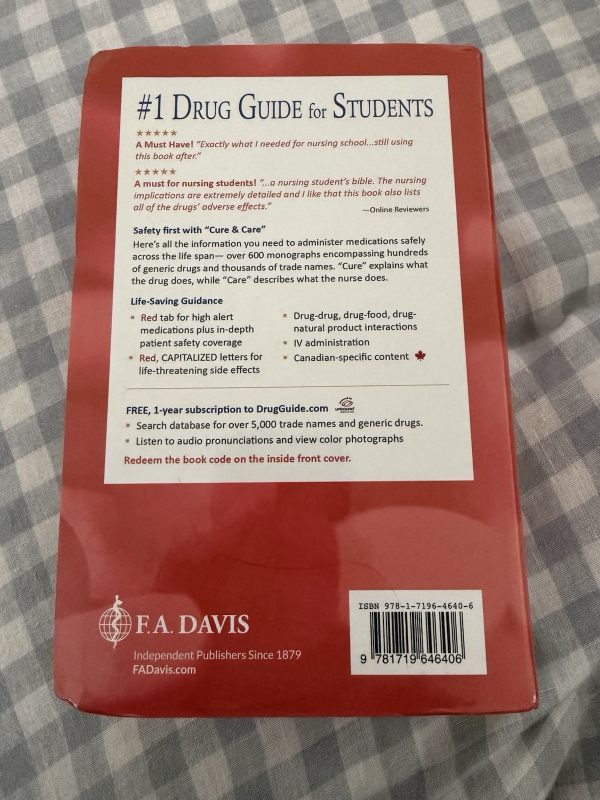 Davis’s Drug Guide for Nurses by April Hazard Vallerand and Cynthia A. Sanoski
