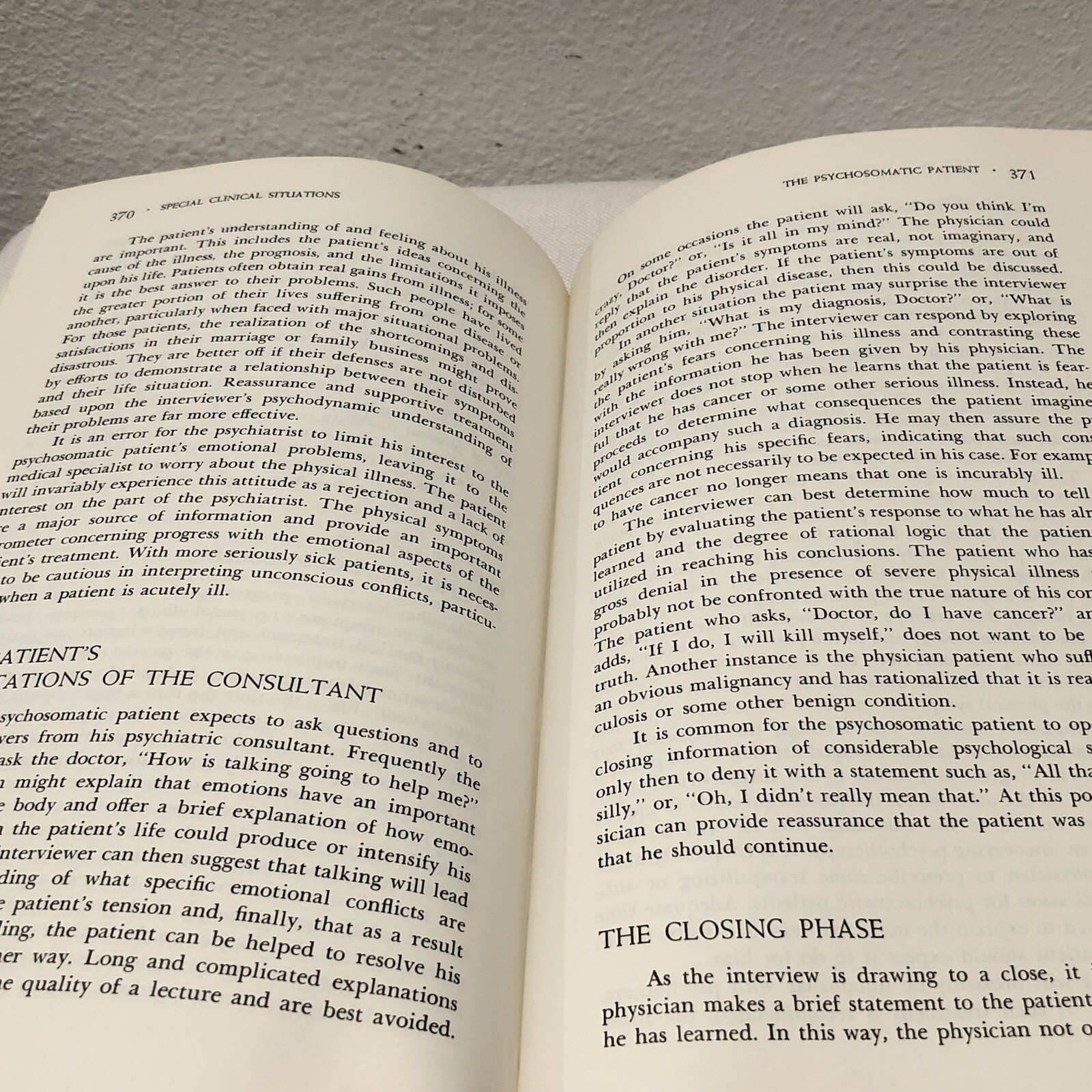 The Psychiatric Interview In Clinical Practice – MacKinnon and Michels – 1971 HC