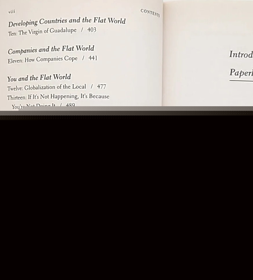 The World Is Flat By Thomas Friedman 1st Picador Edition 2007 Paperback Book