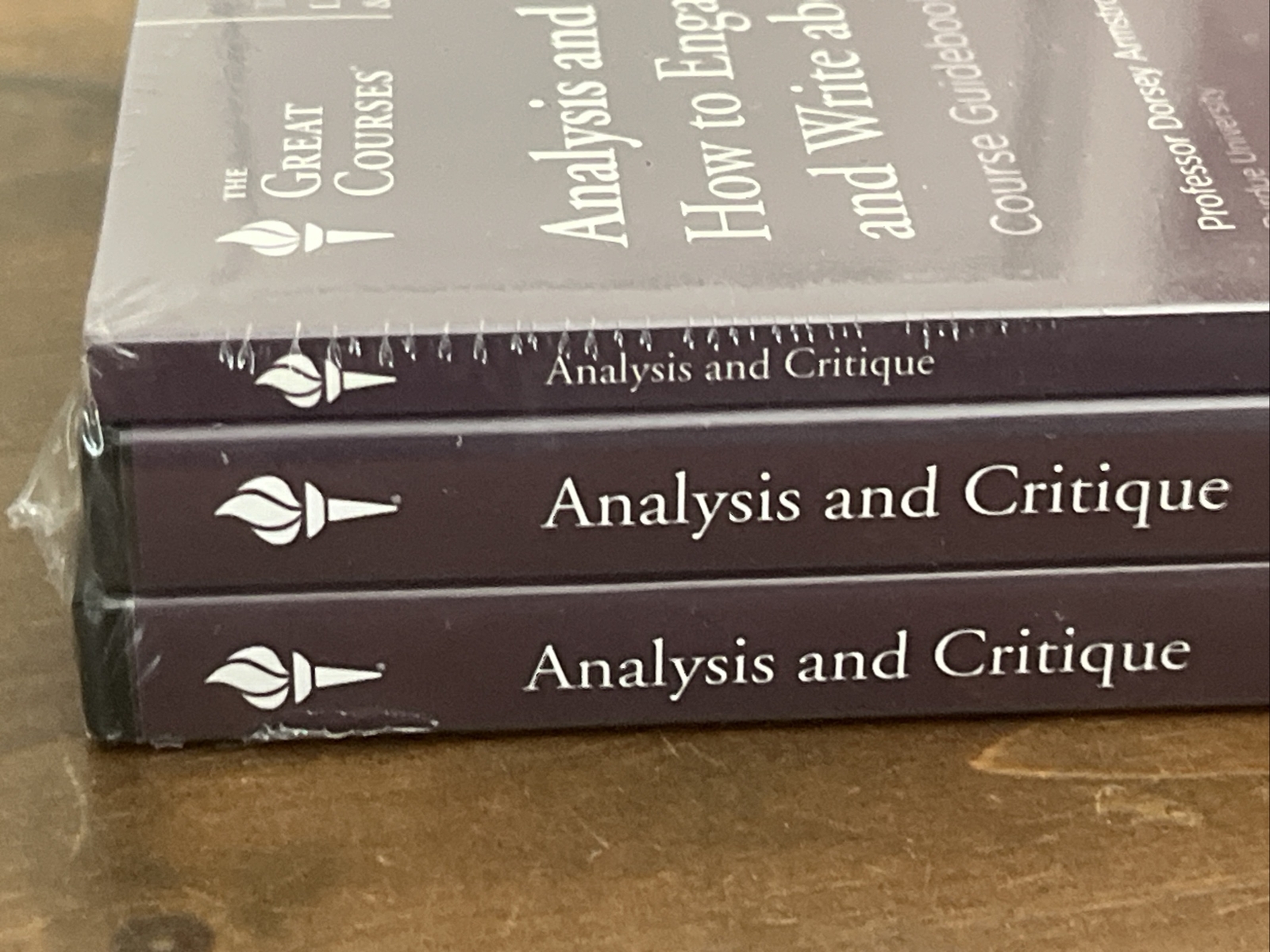 Great Courses WRITING ANALYSIS & CRITIQUE Prof Armstrong Guidebook + 12 DVDs NEW