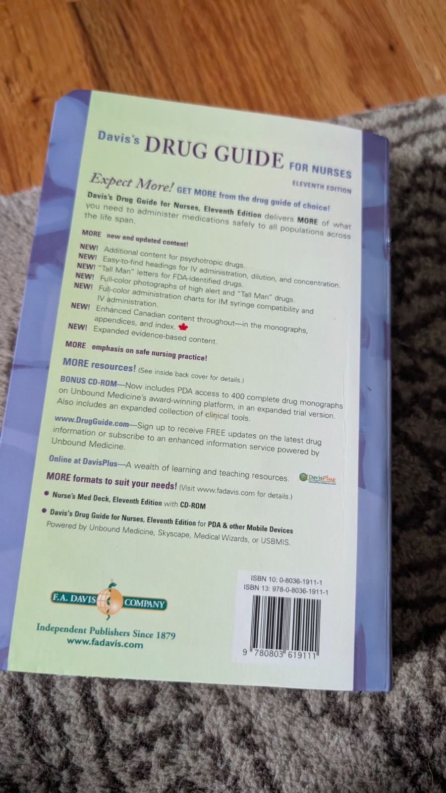 Davis’s Drug Guide for Nurses by April Hazard Vallerand and Judith Hopfer Deglin