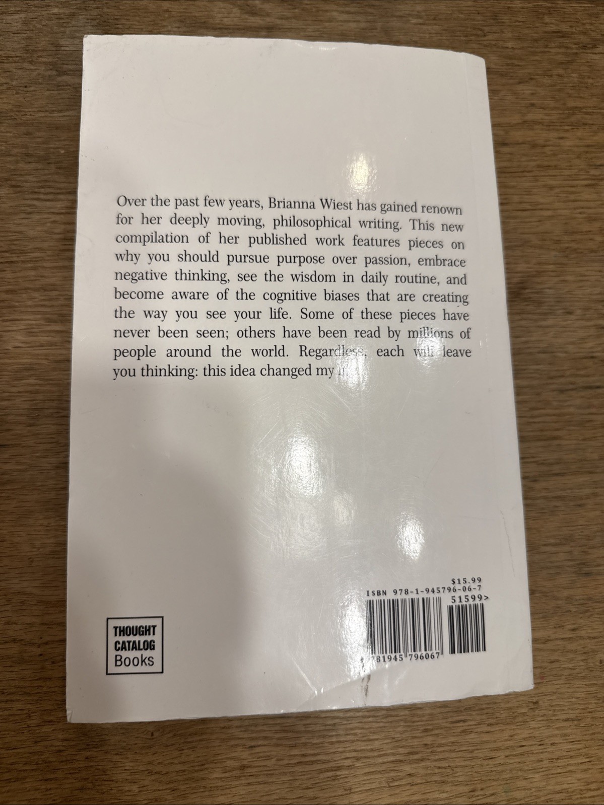 101 Essays That Will Change the Way You Think by Brianna Wiest (2016, Trade…