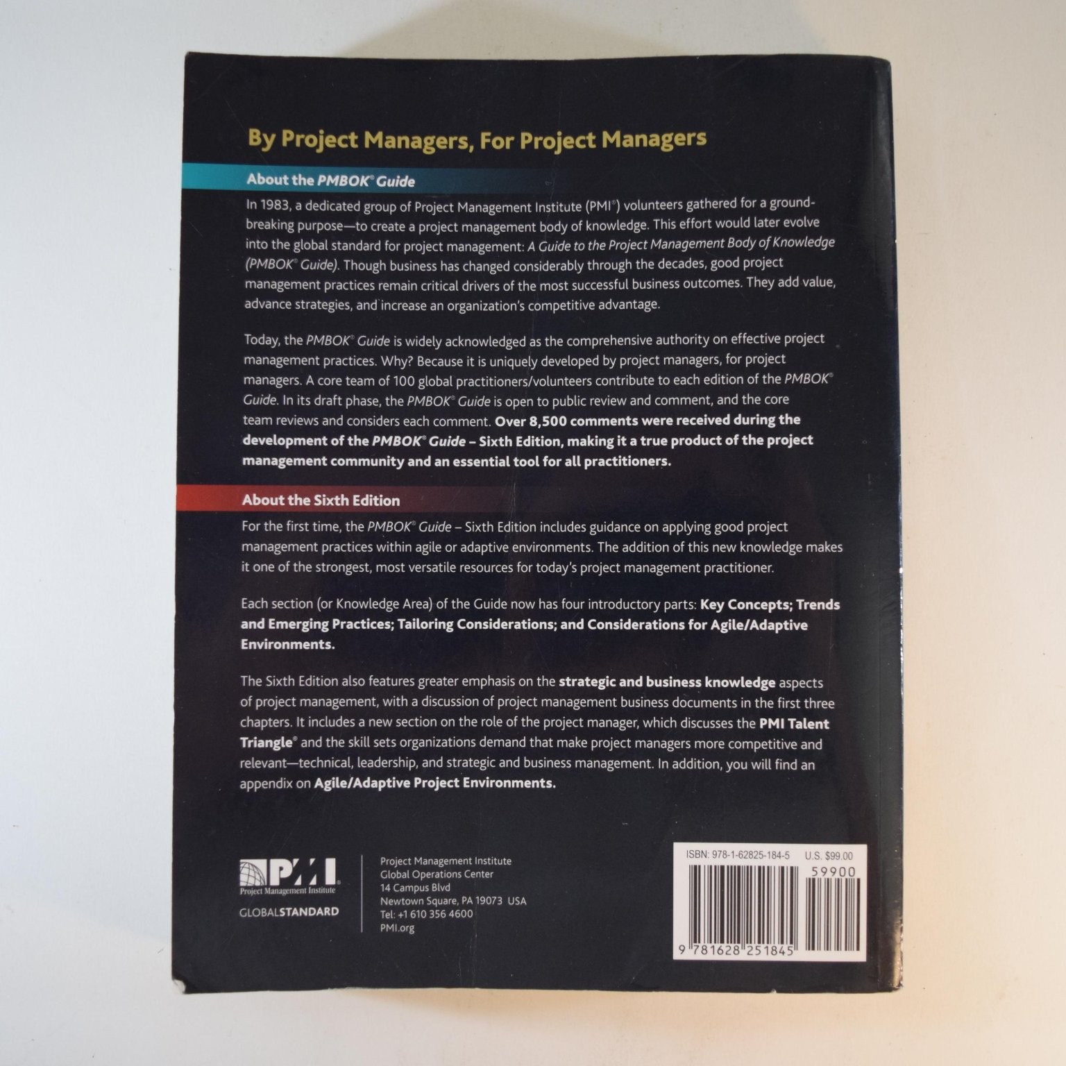 PMBOK Guide Sixth Edition – Project Management Body of Knowledge Standard 2017