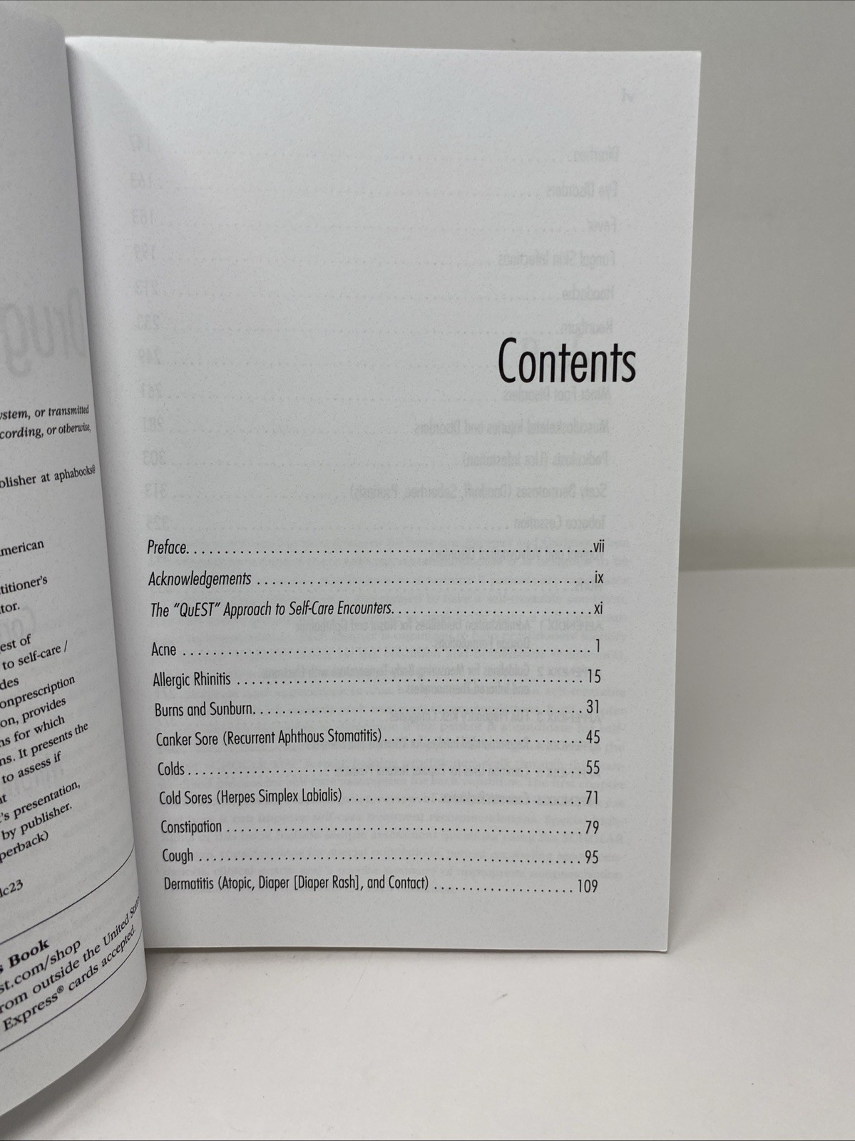 Handbook of Nonprescription Drugs Quick Reference A Practitioner’s Guide 2nd Ed