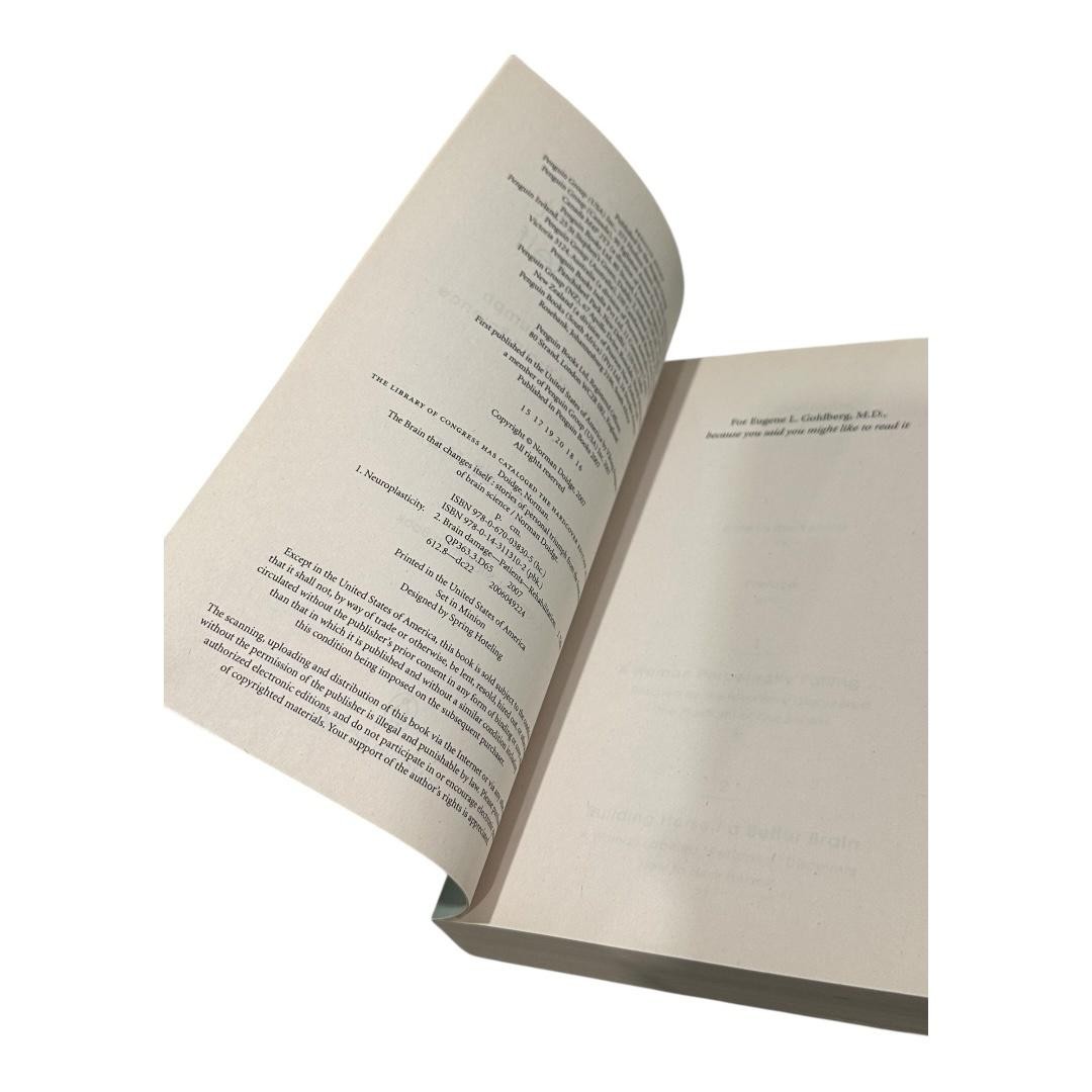 The Brain That Changes Itself Norman Doidge Science Psychology Paperback Book