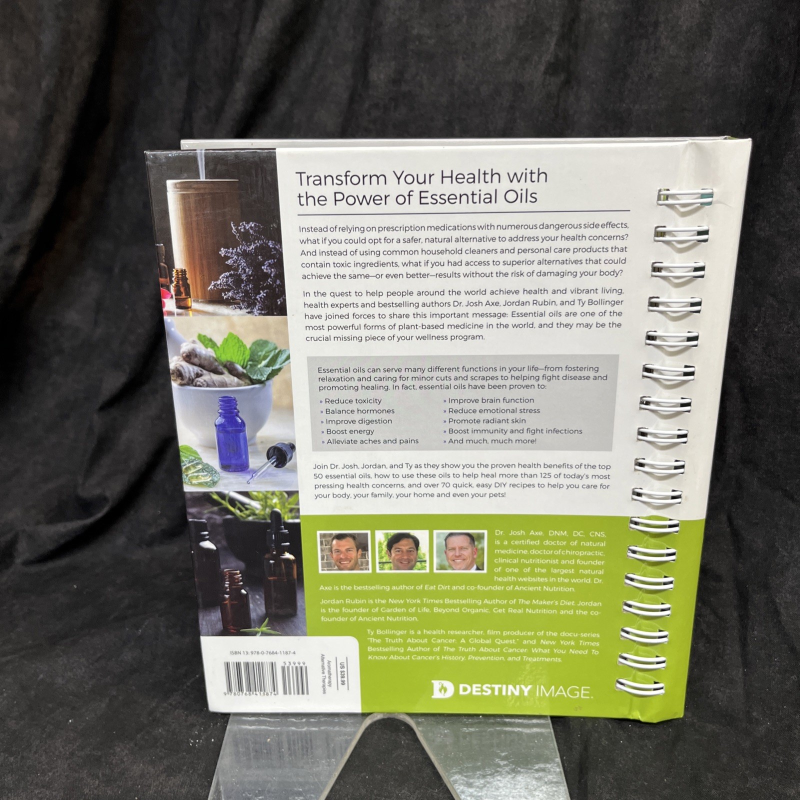 Essential Oils : Ancient Medicine by Jordan Rubin (2017, Hardcover)