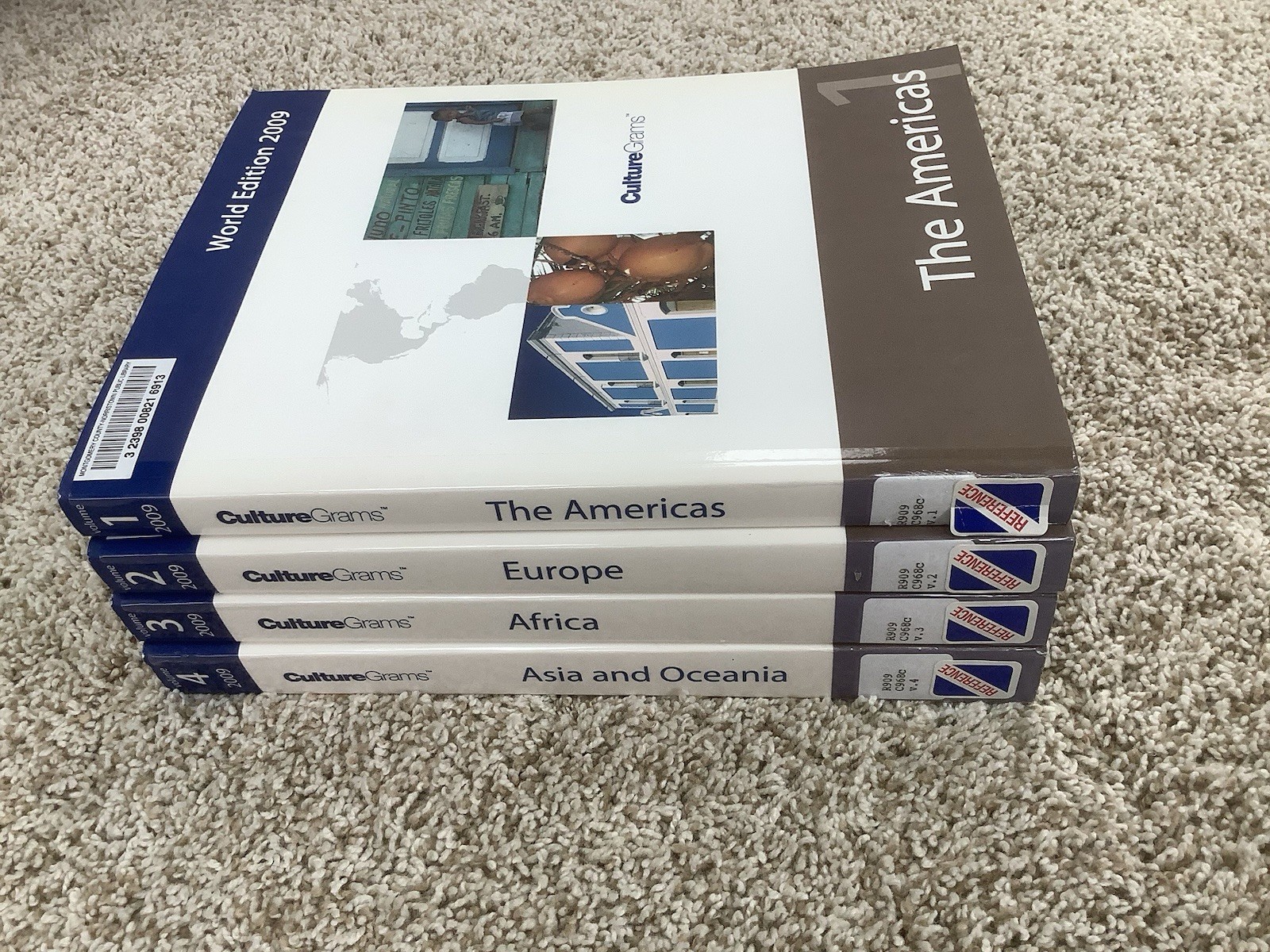 CultureGrams World Edition 2009: Complete 4 Volume Set; Trade PB in VG Cond