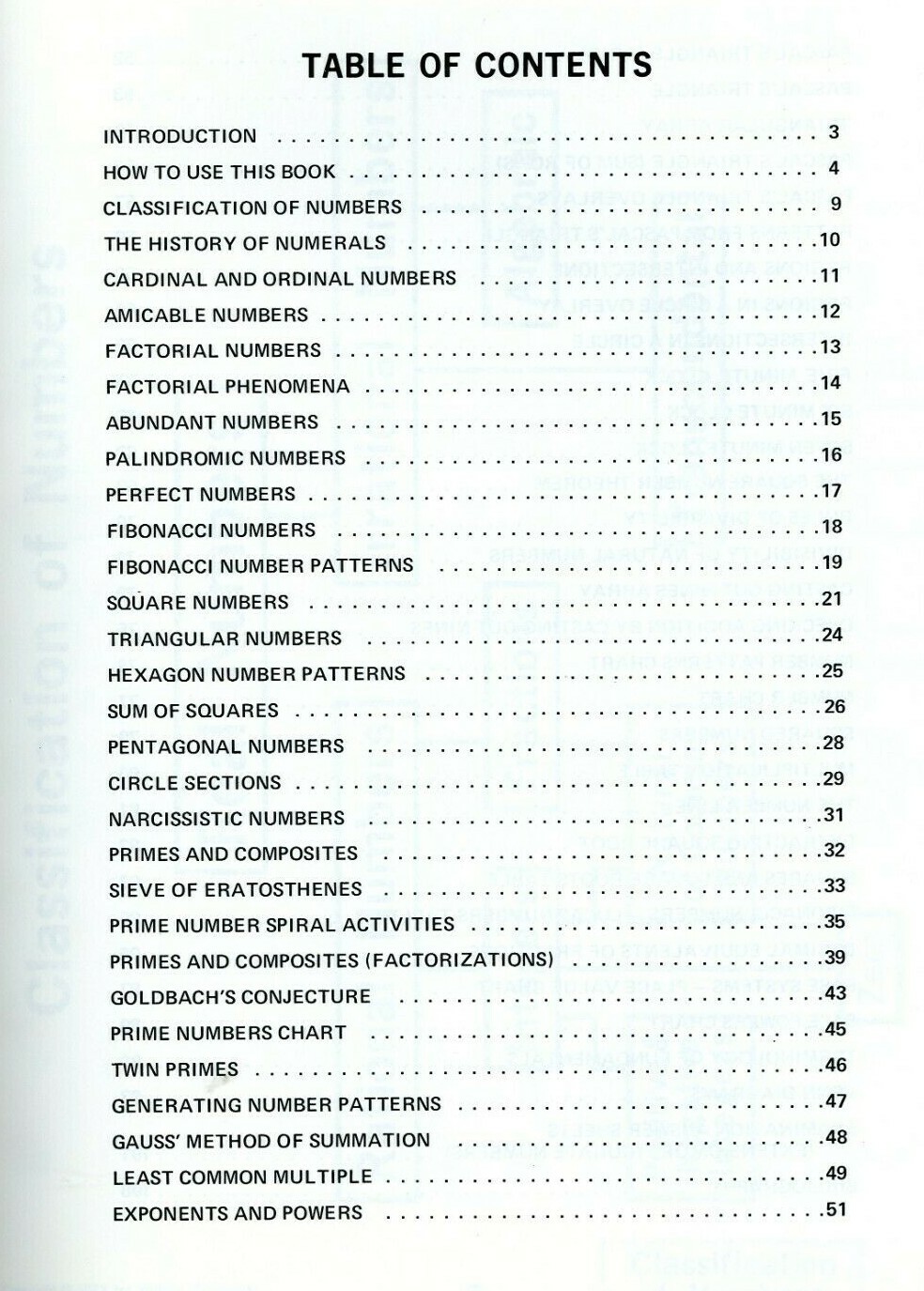 Notable Numbers 1974 William Stokes Mathematics Middle School 100 pages