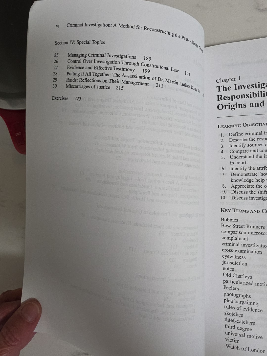 Criminal Investigation A Method For Reconstructing The Past Study Guide…
