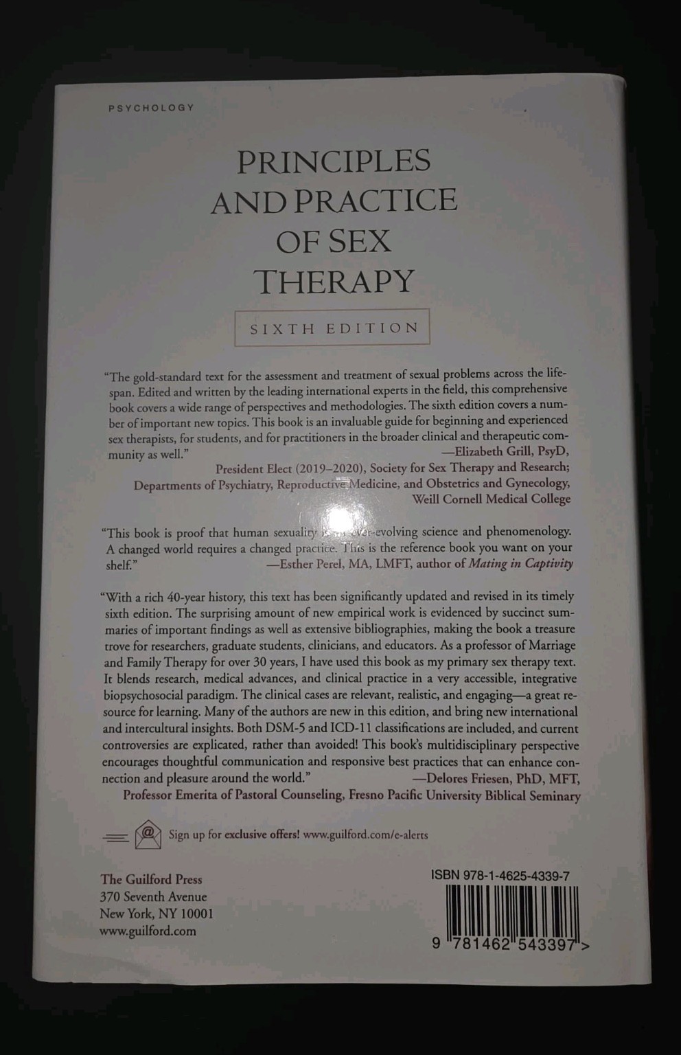 Principles and Practice of Sex Therapy Sixth Edition-Hall/ Binik
