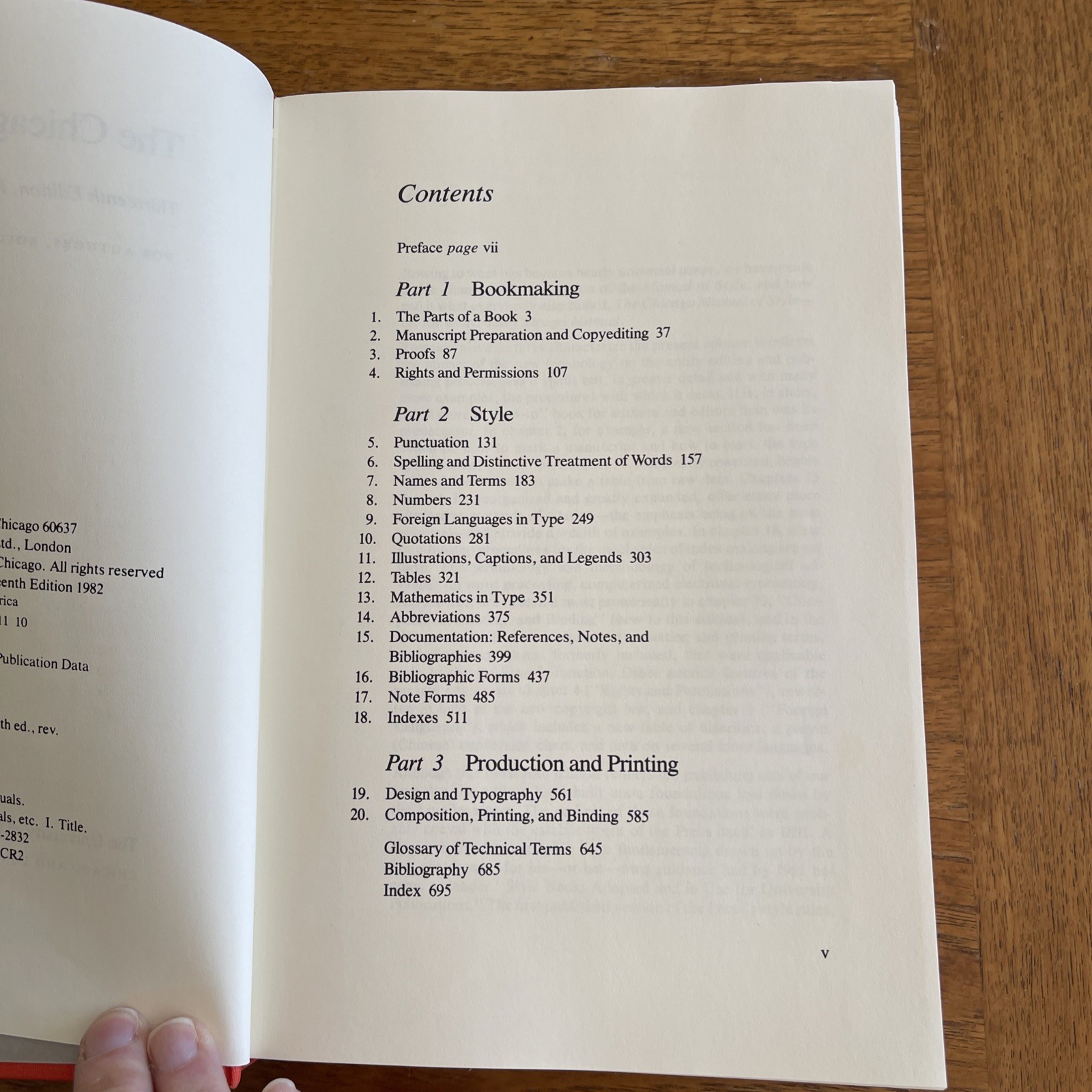 The Chicago Manual Of Style 13th Edition HCDJ 1982