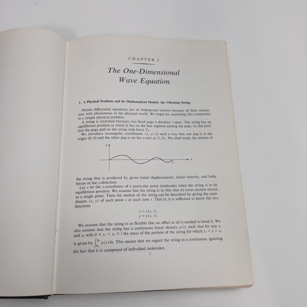First Course in Partial Differential Equations By H.F. Weinberger Hardcover 1965