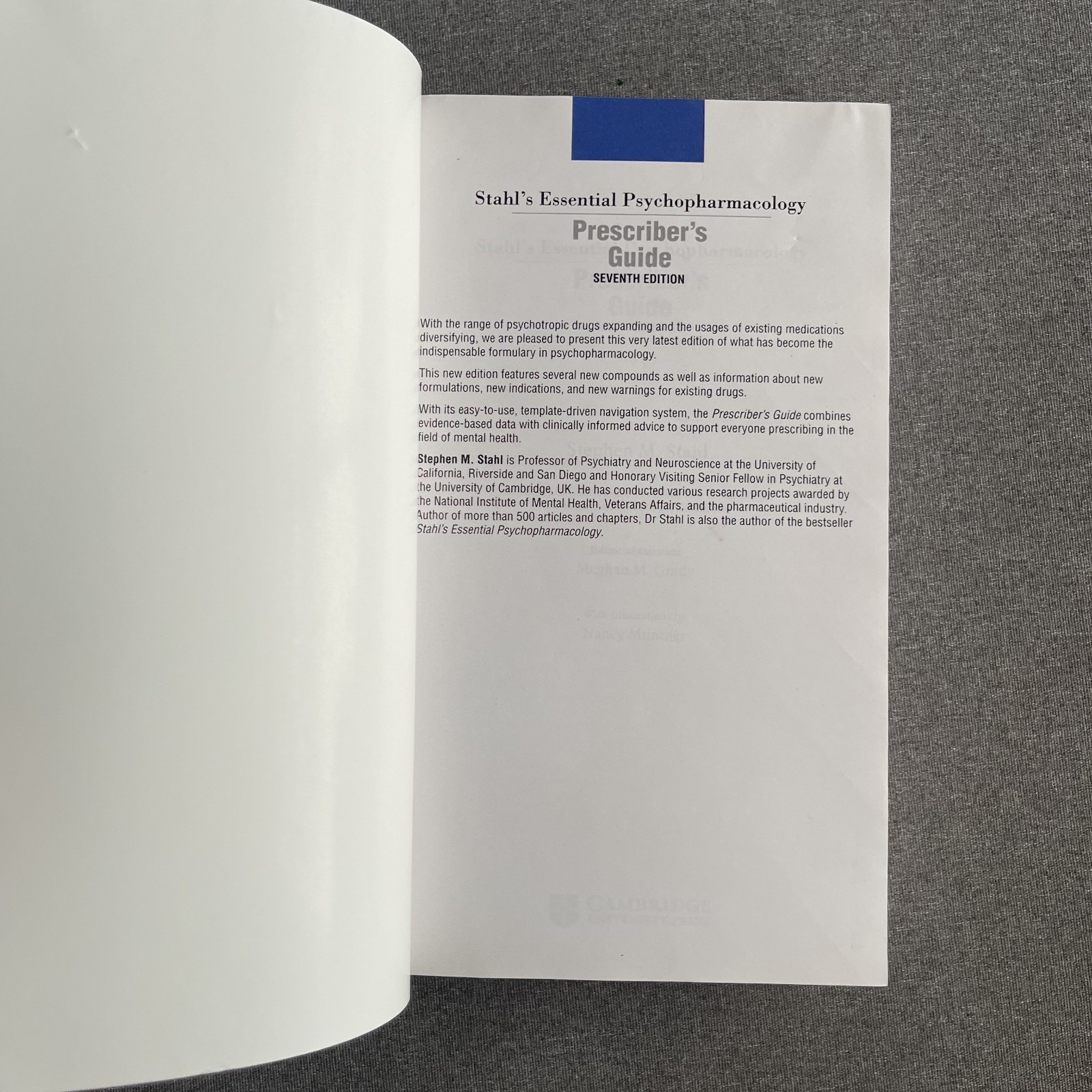 Prescriber’s Guide : Stahl’s Essential Psychopharmacology by Stephen M. Stahl…