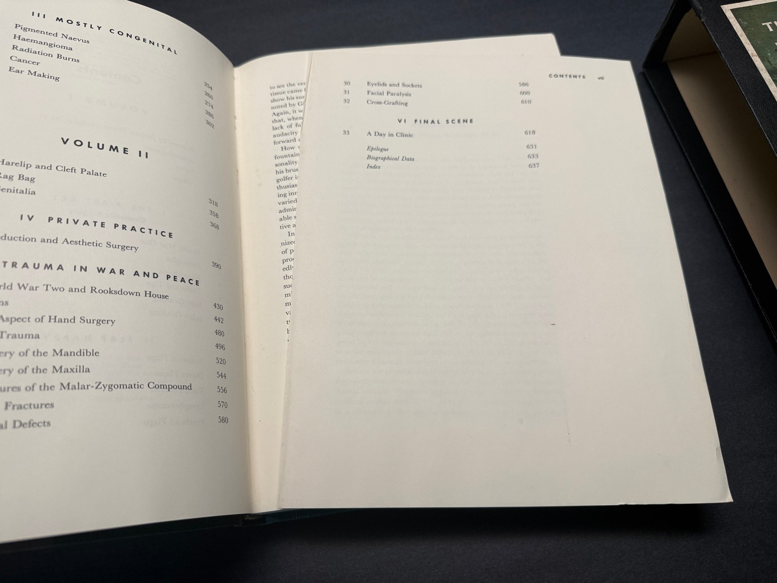 THE PRINCIPLES AND ART OF PLASTIC SURGERY GILLIES & MILLARD 1ST EDITION SLIPCASE
