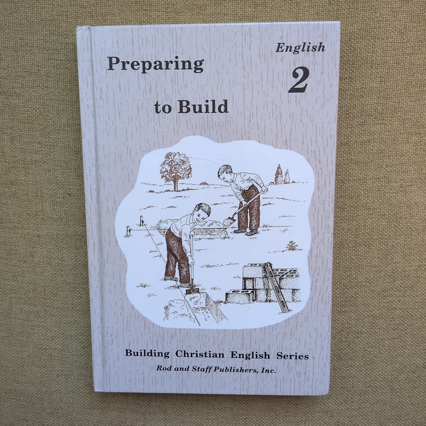 UNUSED Rod and Staff: Preparing to Build English 2 Book And Test Booklet Grammar