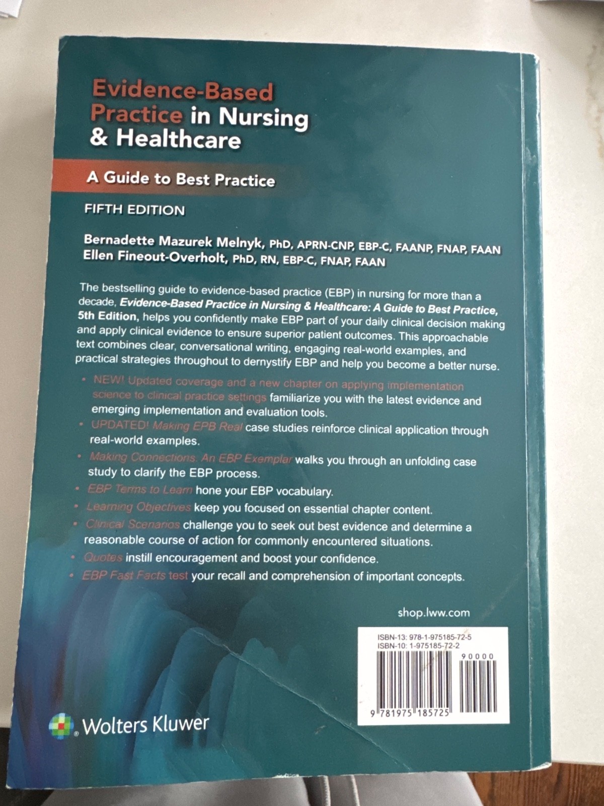 Evidence-Based Practice in Nursing and Healthcare : A Guide to Best Practice by