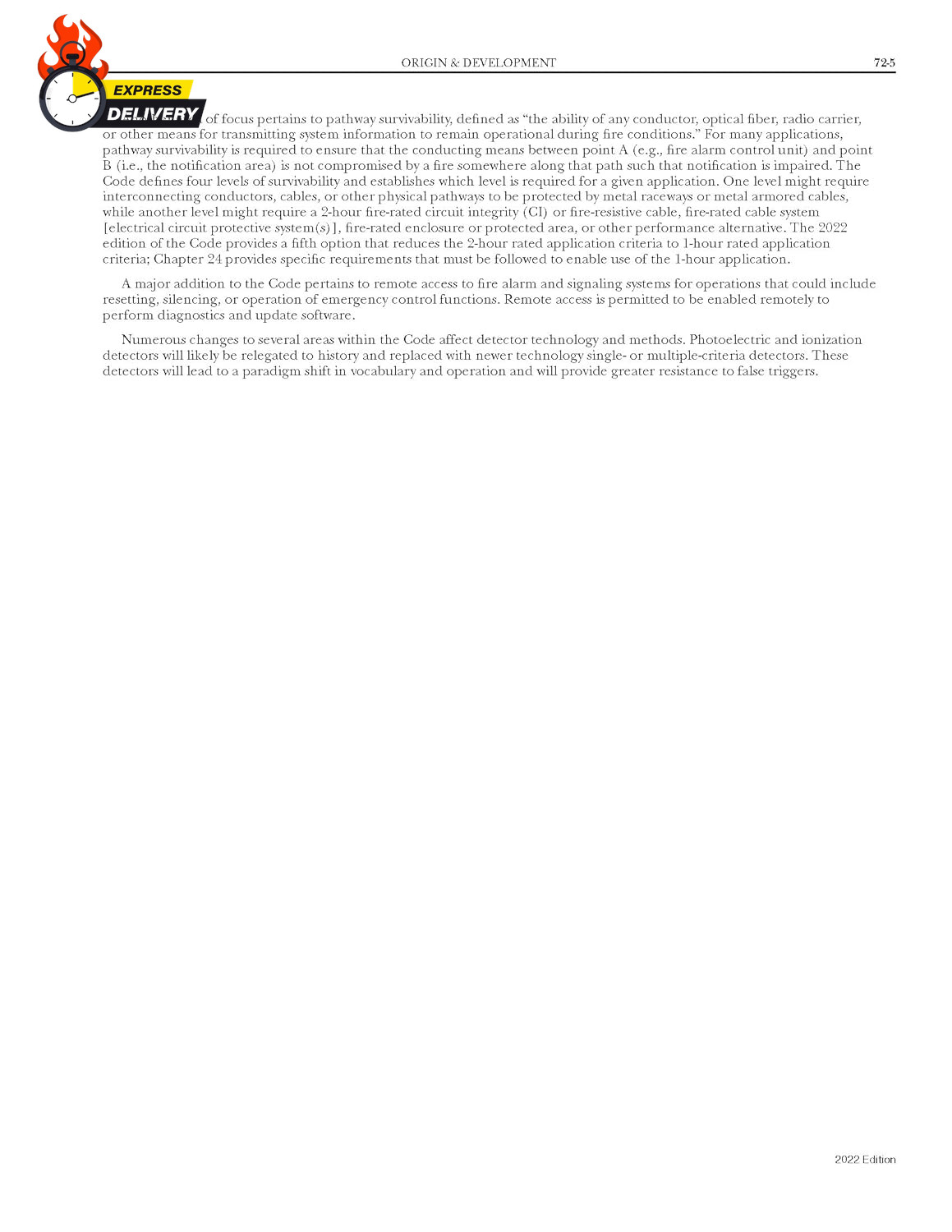 NFPA 72, National Fire Alarm and Signaling Code, 2022 Edition
