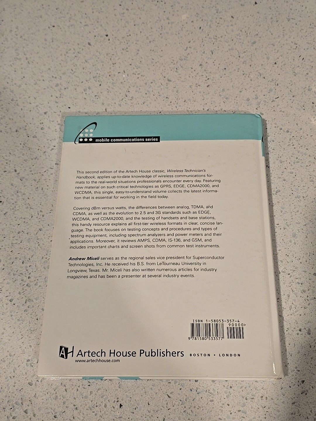 Artech House Mobile Communications Library: Wireless Technician’s Handbook by…