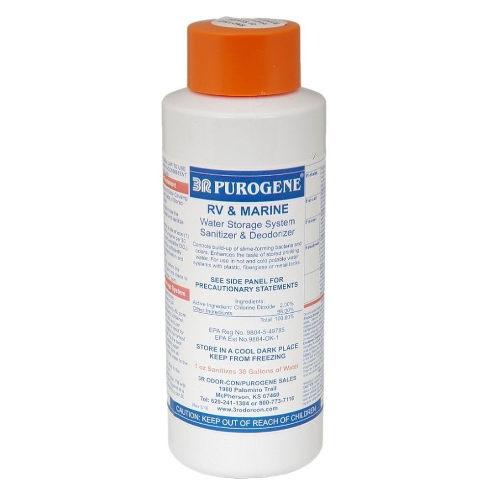 Purogene 32oz Water Purifier – Long-Term Storage, Taste Enhancer, Safe