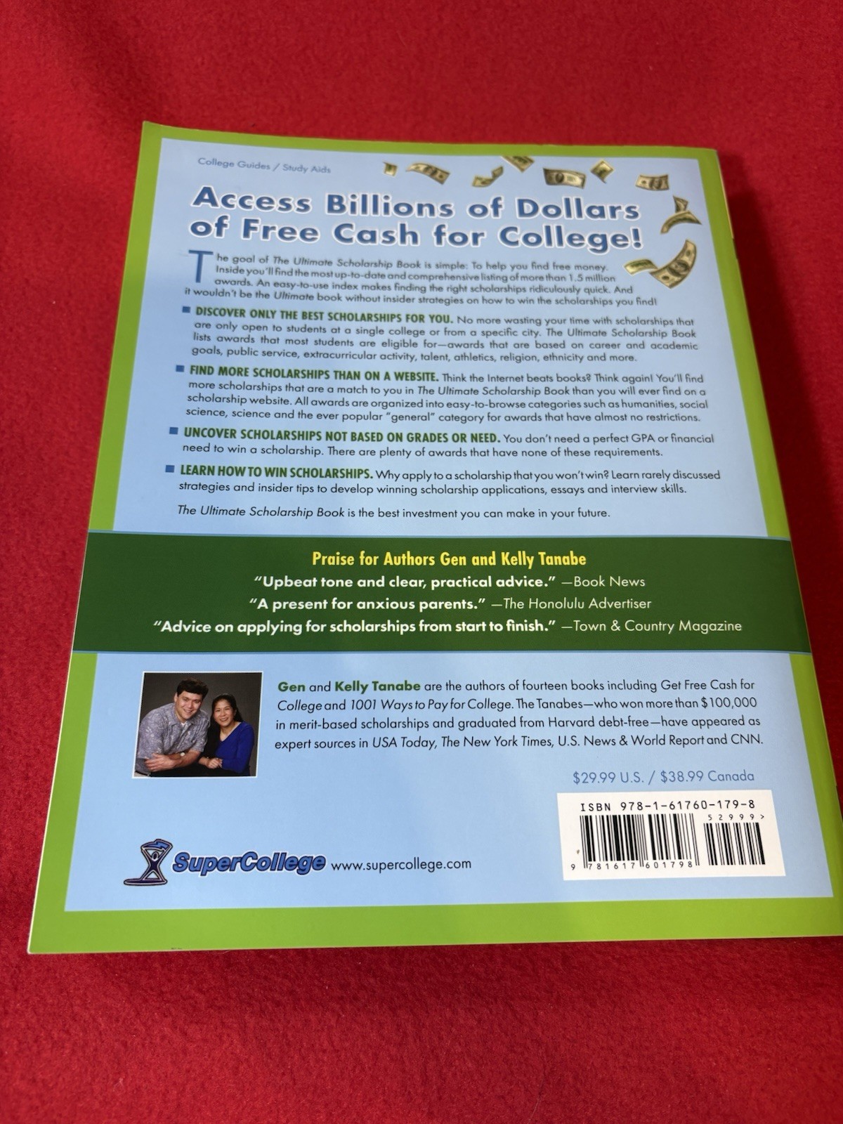 The Ultimate Scholarship Book 2024 Gen Kelly Tanabe Financial Aid Guide