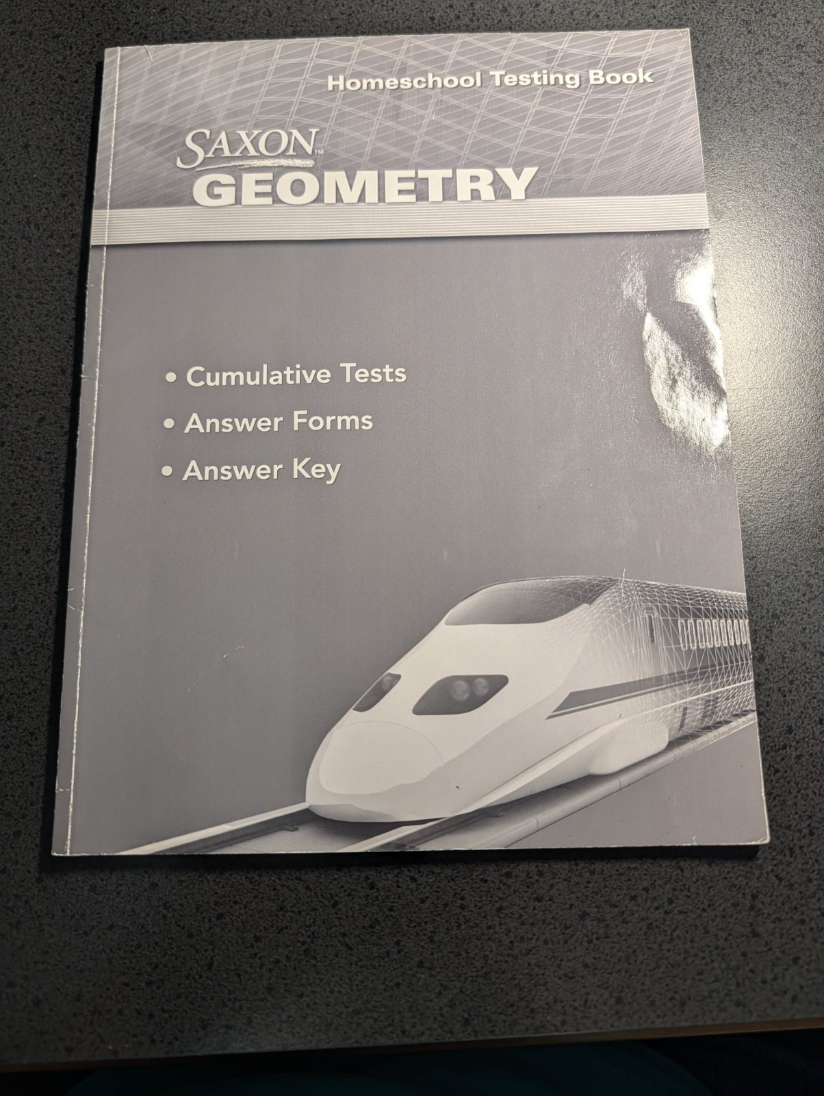 Saxon Geometry Textbook, Solutions, & Test Book Curriculum Set-ACCEPTABLE