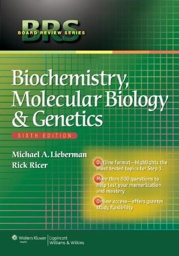 Board Review Study Guide Lot Physiology Pathophysiology Biochemistry UNUSED
