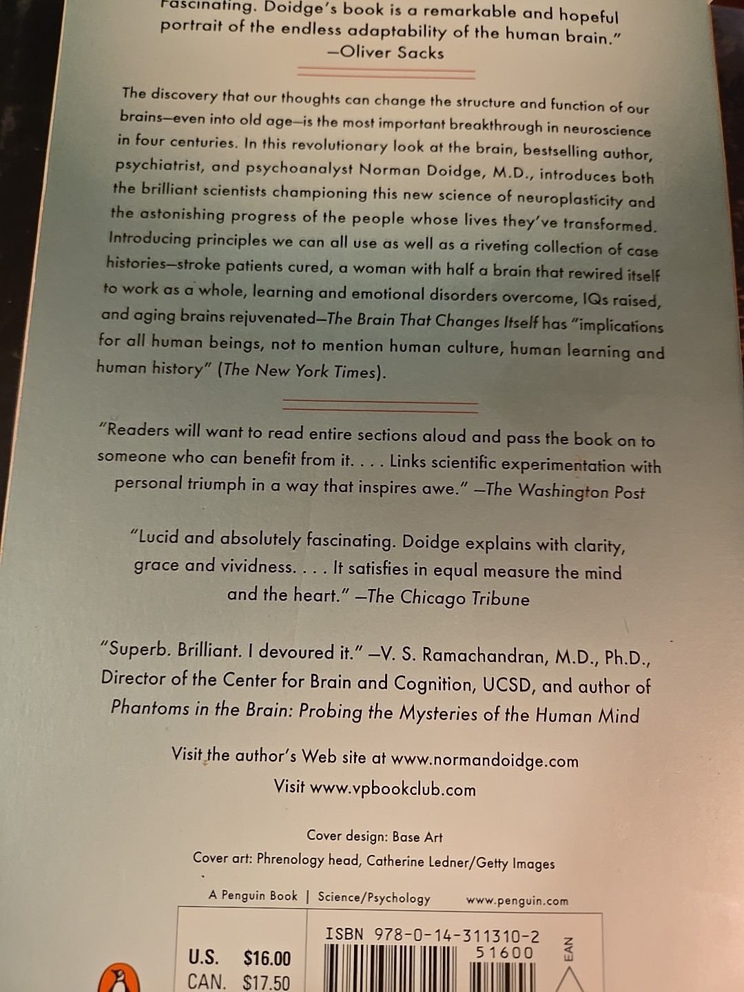 The Brain That Changes Itself: Stories of Personal Triumph Norman Doidge M. D.