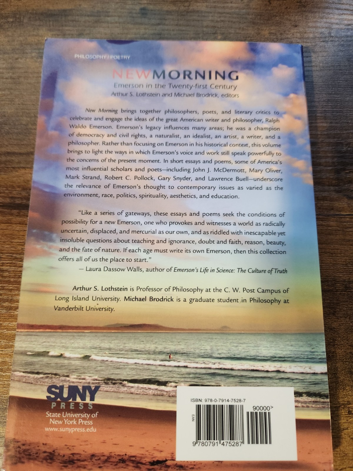 New Morning : Emerson in the Twenty-first Century, Paperback by Lothstein, Ar…