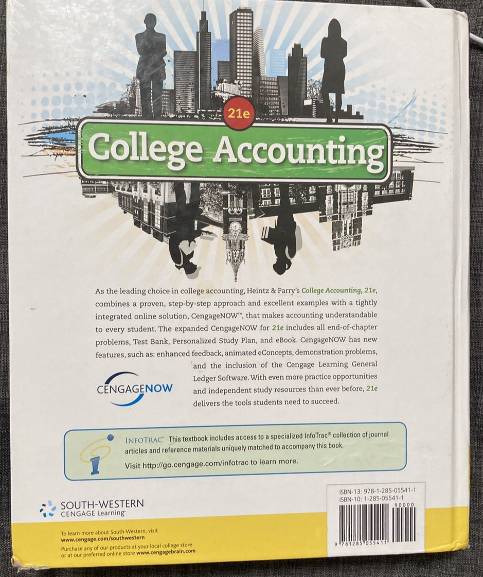 College Accounting 21e H&P Heintz & Parry Chapters 1-27 1120 Pages
