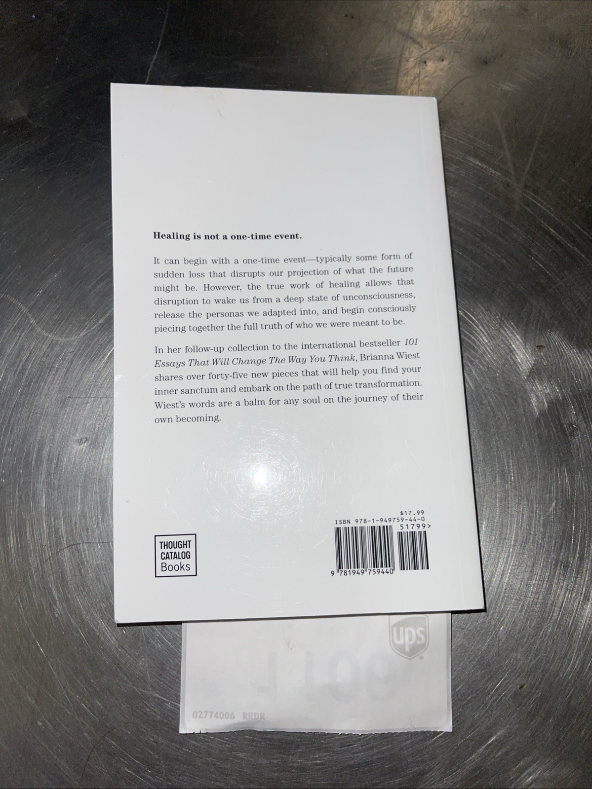 When You’re Ready, This Is How You Heal by Brianna Wiest (2022, Trade Paperback)
