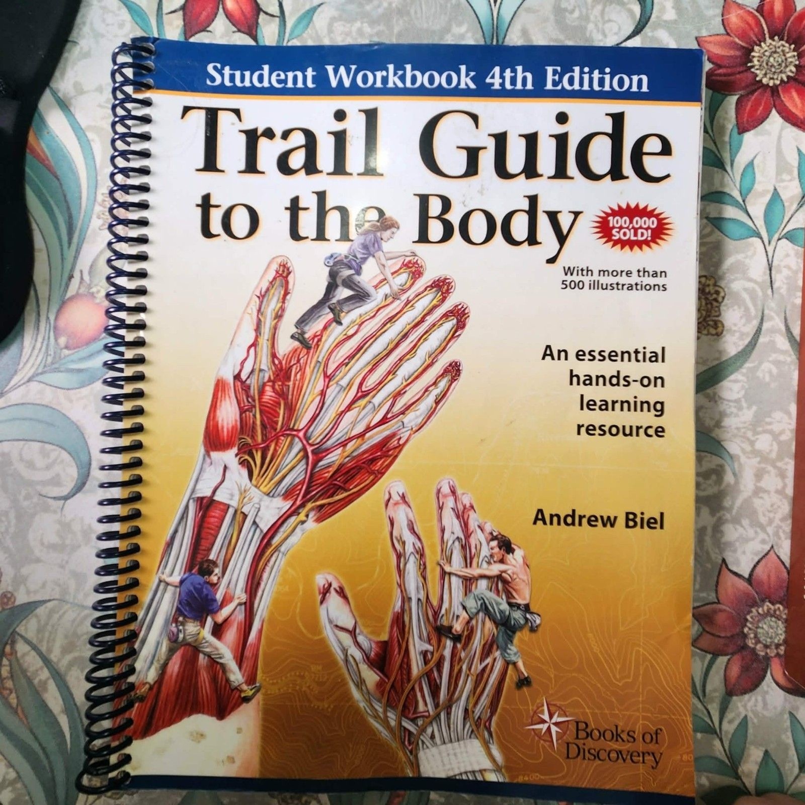 Trail Guide to the Body A&P Texbook+WorkBook & Coloring + Cards: WOW Lot of 5!!