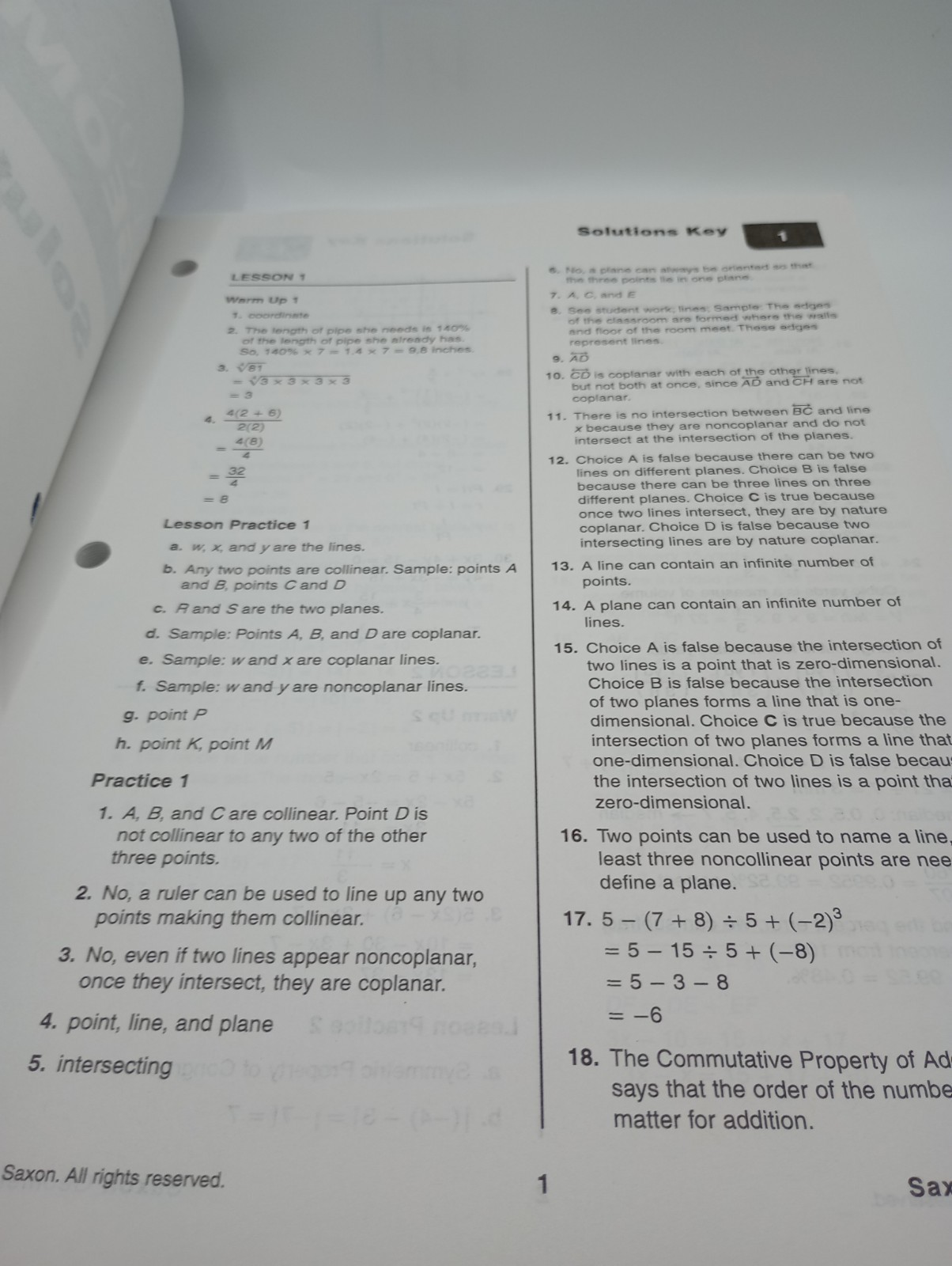 Saxon Geometry Homeschool Set Student Text Solutions Manual Testing Book