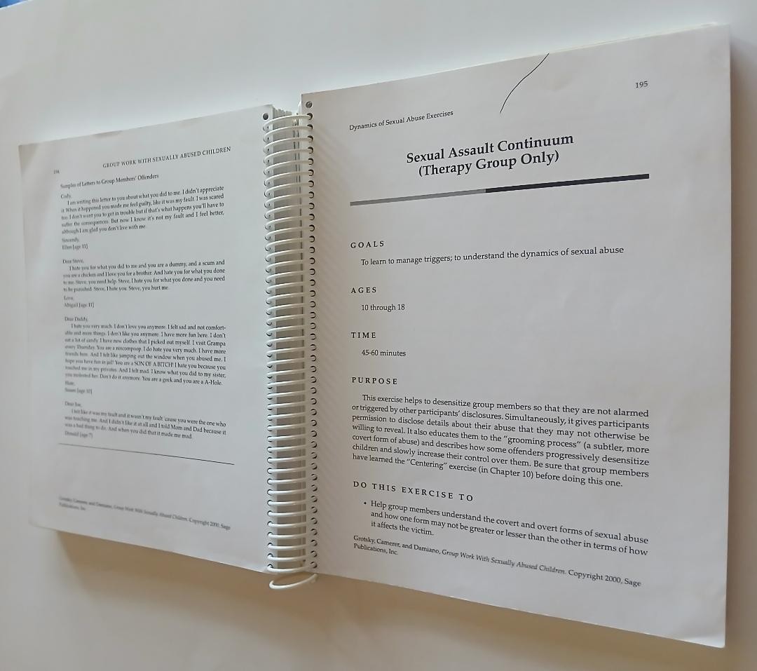 Group Work with Sexually Abused Children: A Practitioner’s Guide/Spiral/1999
