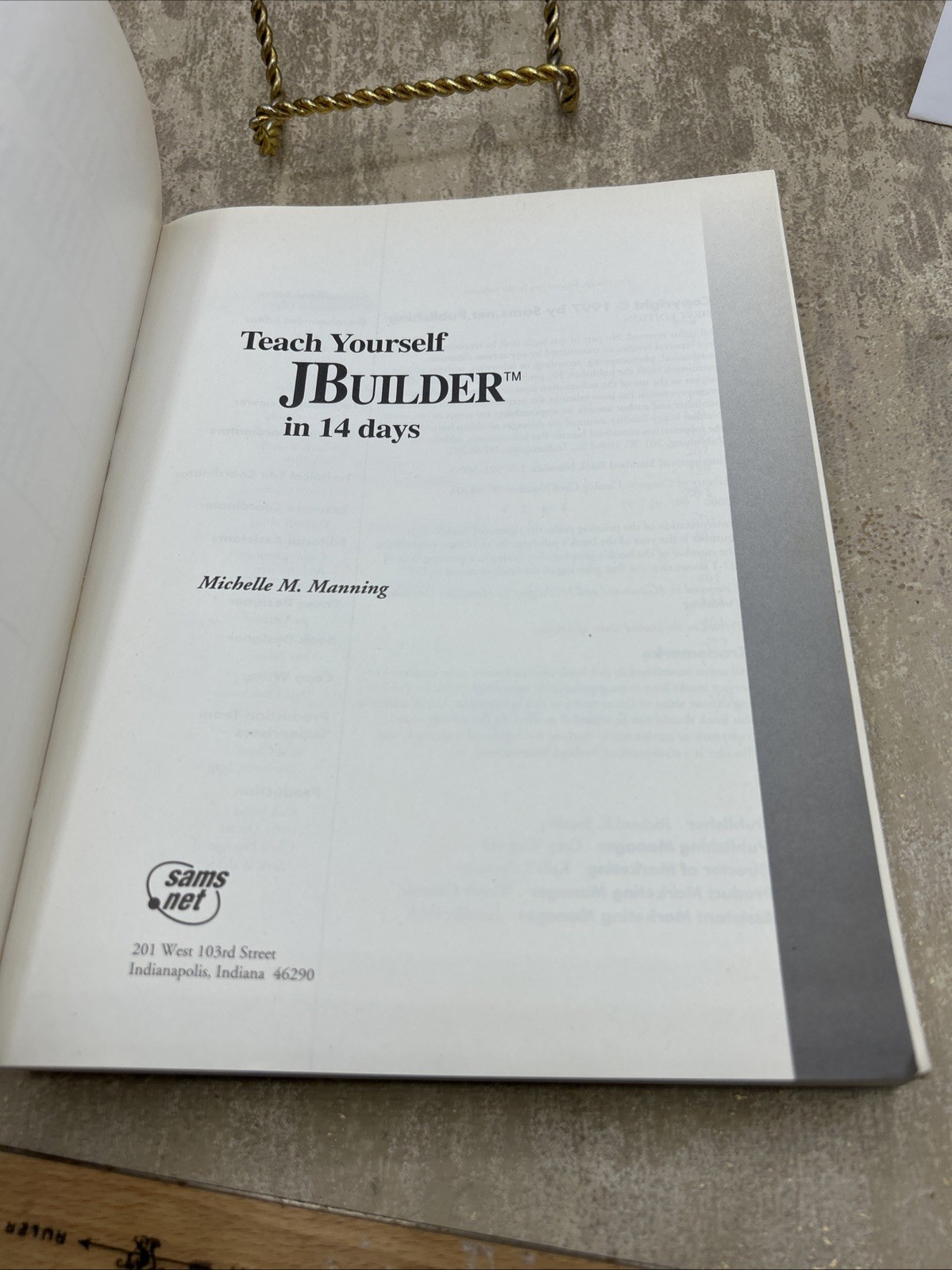 BORLAND TEACH YOURSELF JBUILDER IN 14 DAYS MICHELLE MANNING