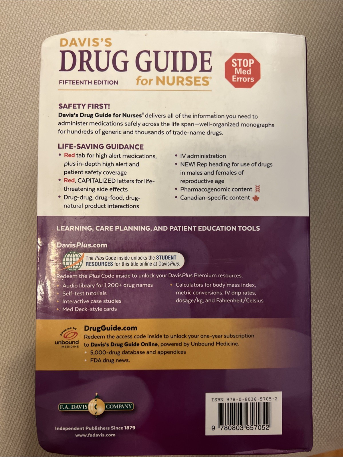 Davis’s Drug Guide for Nurses by April Hazard Vallerand, Judith Hopfer Deglin…
