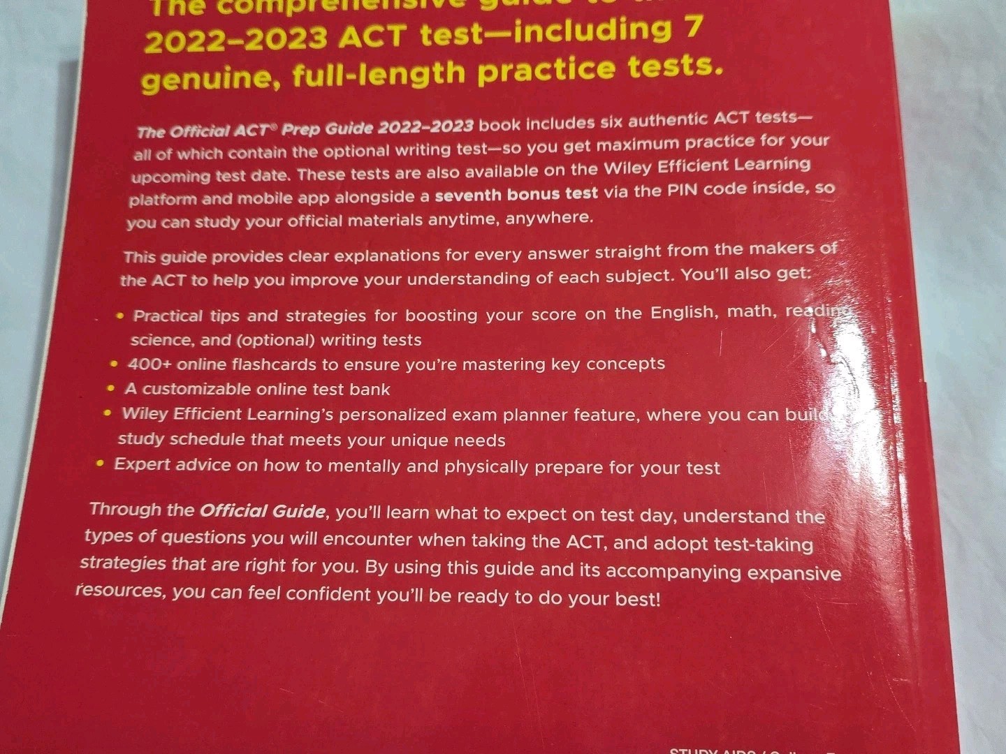 ACT Prep Guide 2022-2023 Paperback By ACT Like New The Official