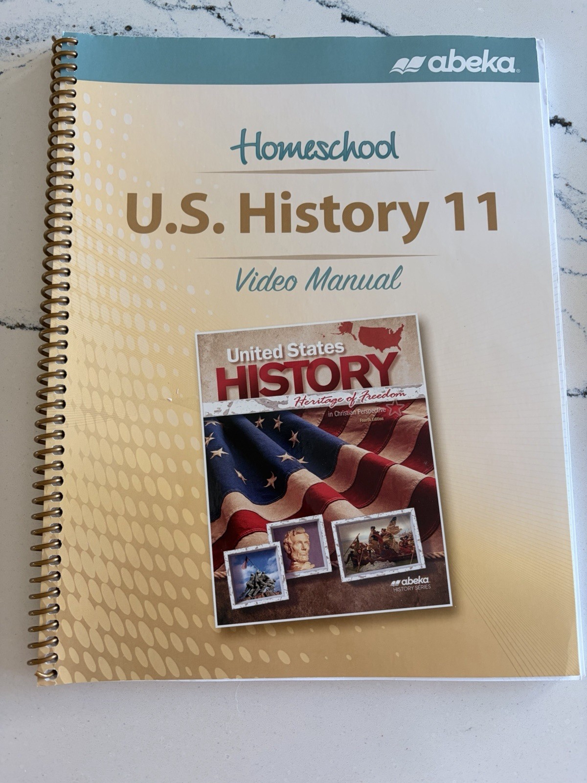 Abeka Us History 11 Bundle. Some Highlighting And Pencil Marks In Textbook.