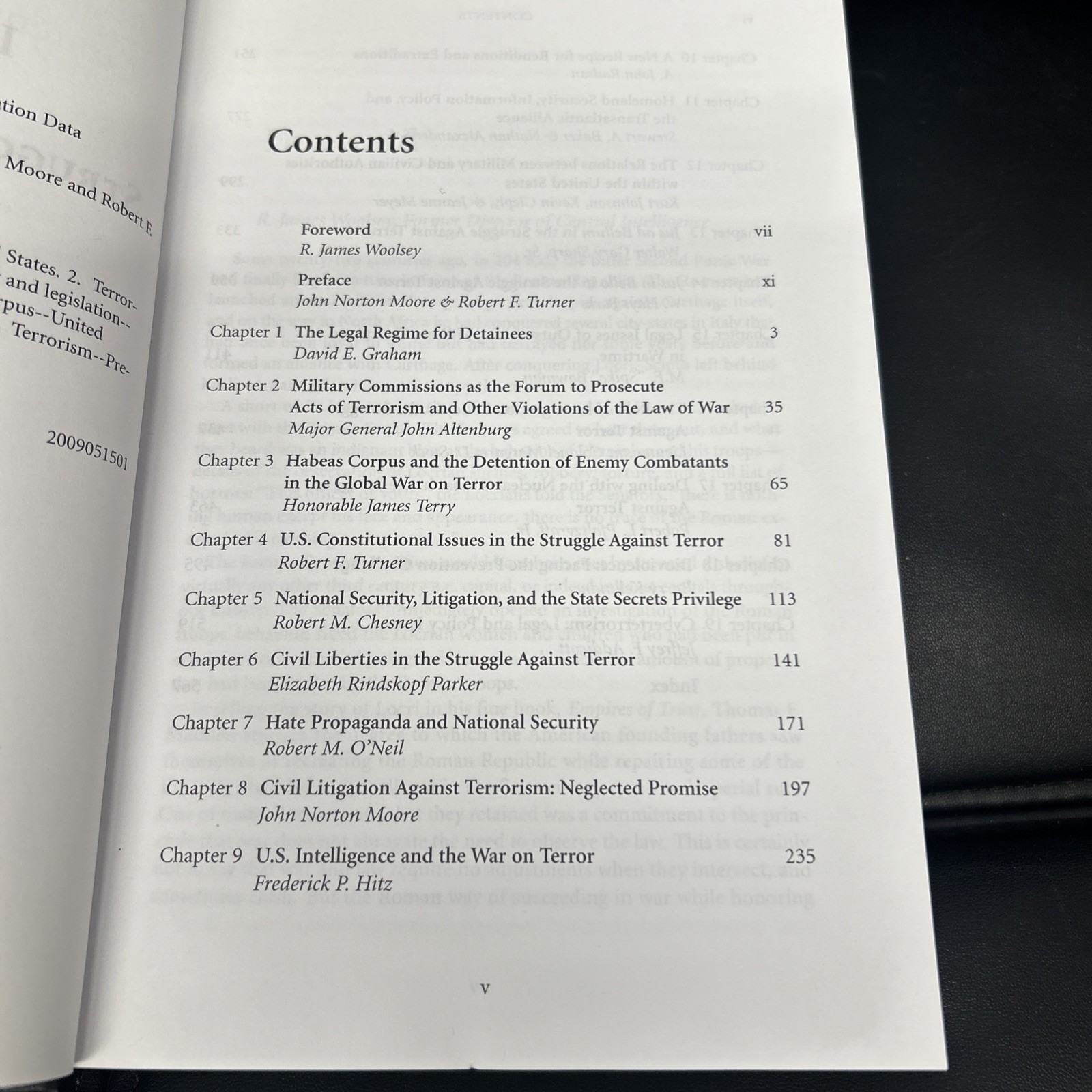 LEGAL ISSUES IN THE STRUGGLE AGAINST TERROR By John Norton Moore & Robert F.
