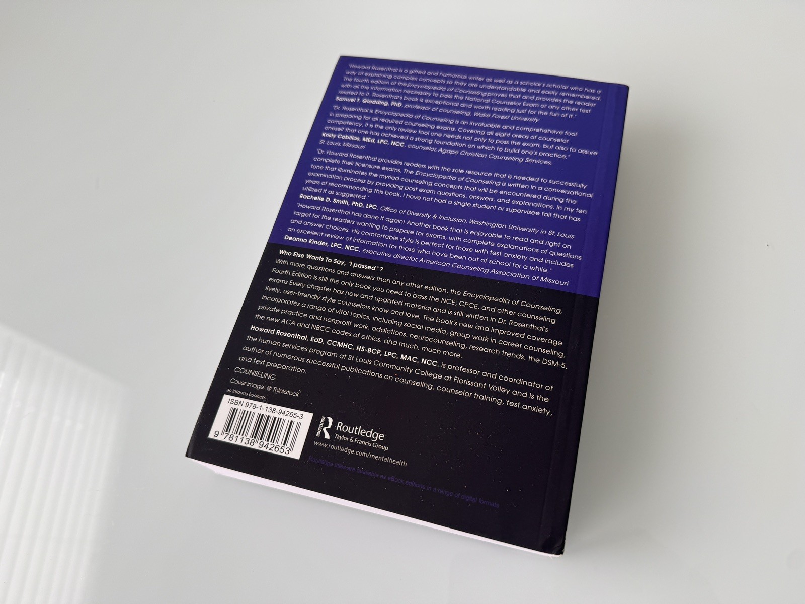 NEW Encyclopedia of Counseling : Master Review and Tutorial USA WAREHOUSE